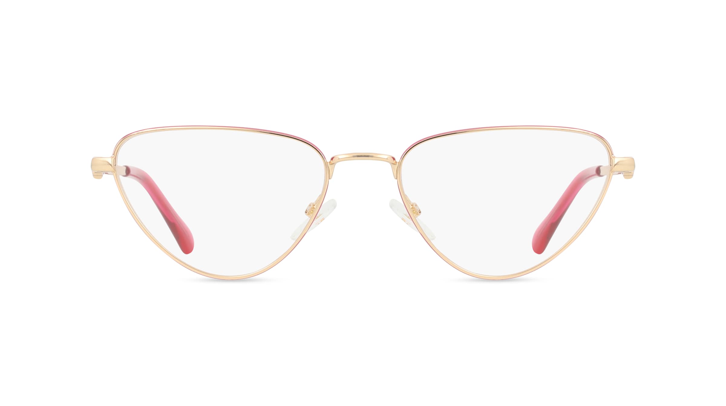 Chiara Ferragni CF 1022 Damen-Brille inkl. Gläser Vollrand Butterfly Metall-Gestell 53mm/17mm/140mm, gold