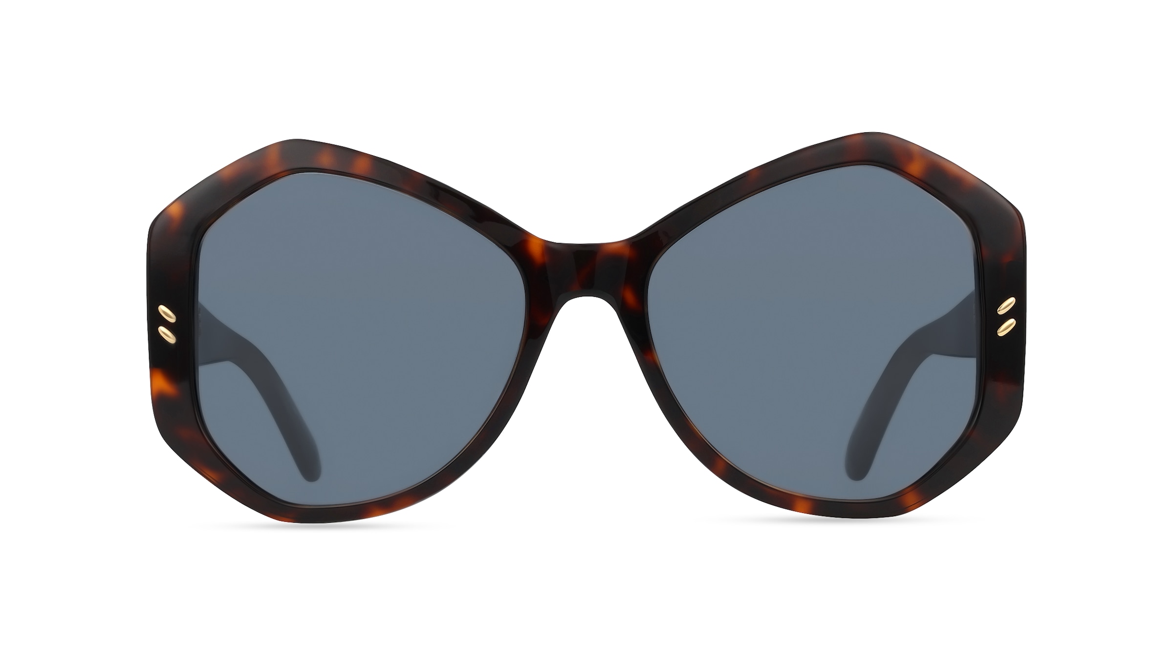 Stella McCartney SC40056I Damen-Sonnenbrille Vollrand Butterfly Bio-Acetat-Gestell, braun