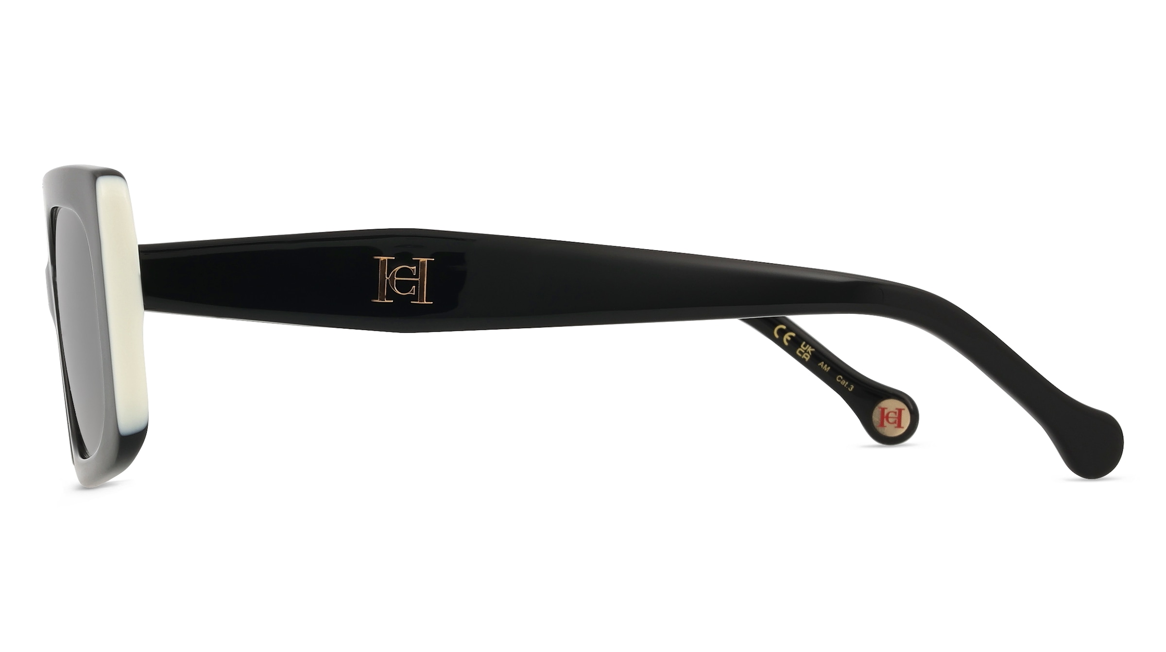 Thumbnail - Carolina Herrera 0182/S Damen-Sonnenbrille Vollrand Eckig Acetat-Gestell, schwarz