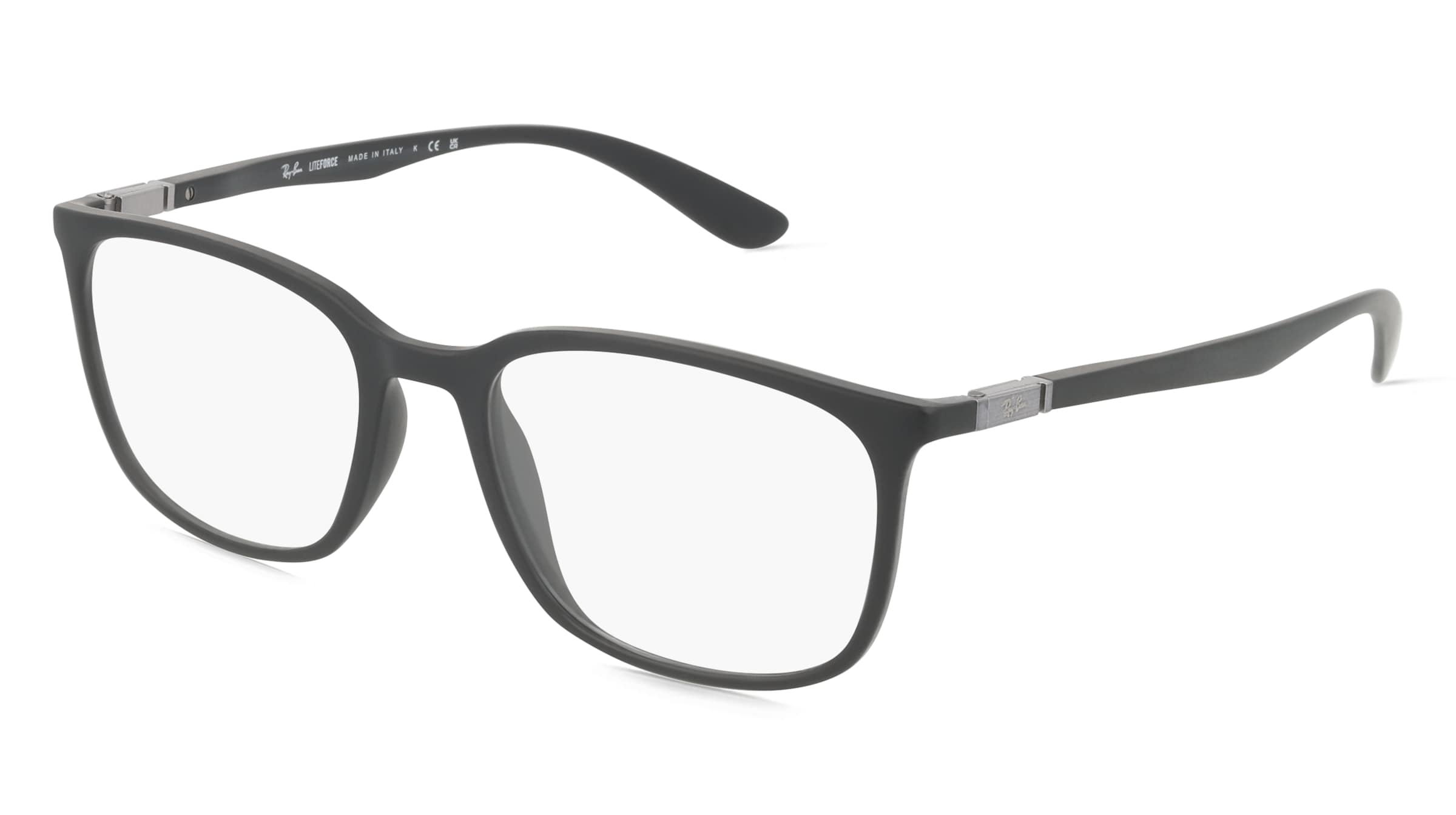 Ray-Ban RX7199 Unisex-Brille inkl. Gläser Vollrand Eckig Kunststoff-Gestell 54mm/18mm/145mm, schwarz