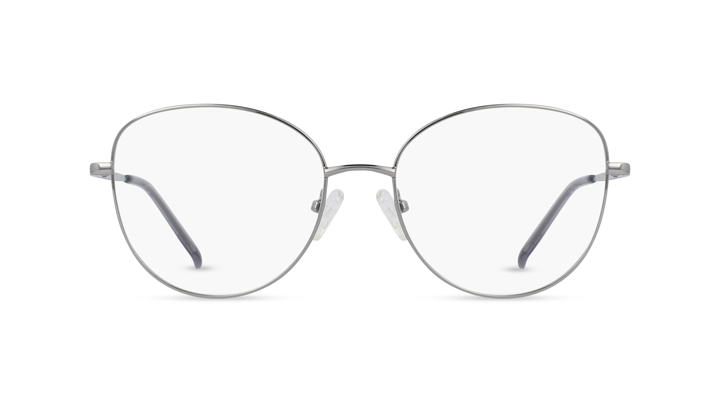 Fielmann BD 458 FA Damen-Brille inkl. Gläser Vollrand Butterfly Edelstahl-Gestell 52mm/17mm/135mm, silber