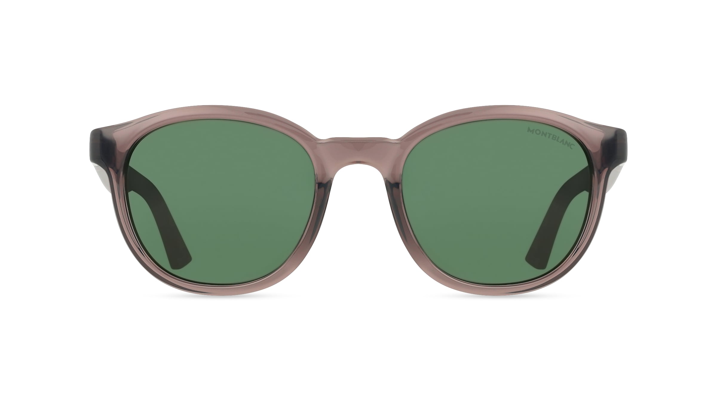 Montblanc MB0398S Herren-Sonnenbrille Vollrand Panto Kunststoff-Gestell, Grau