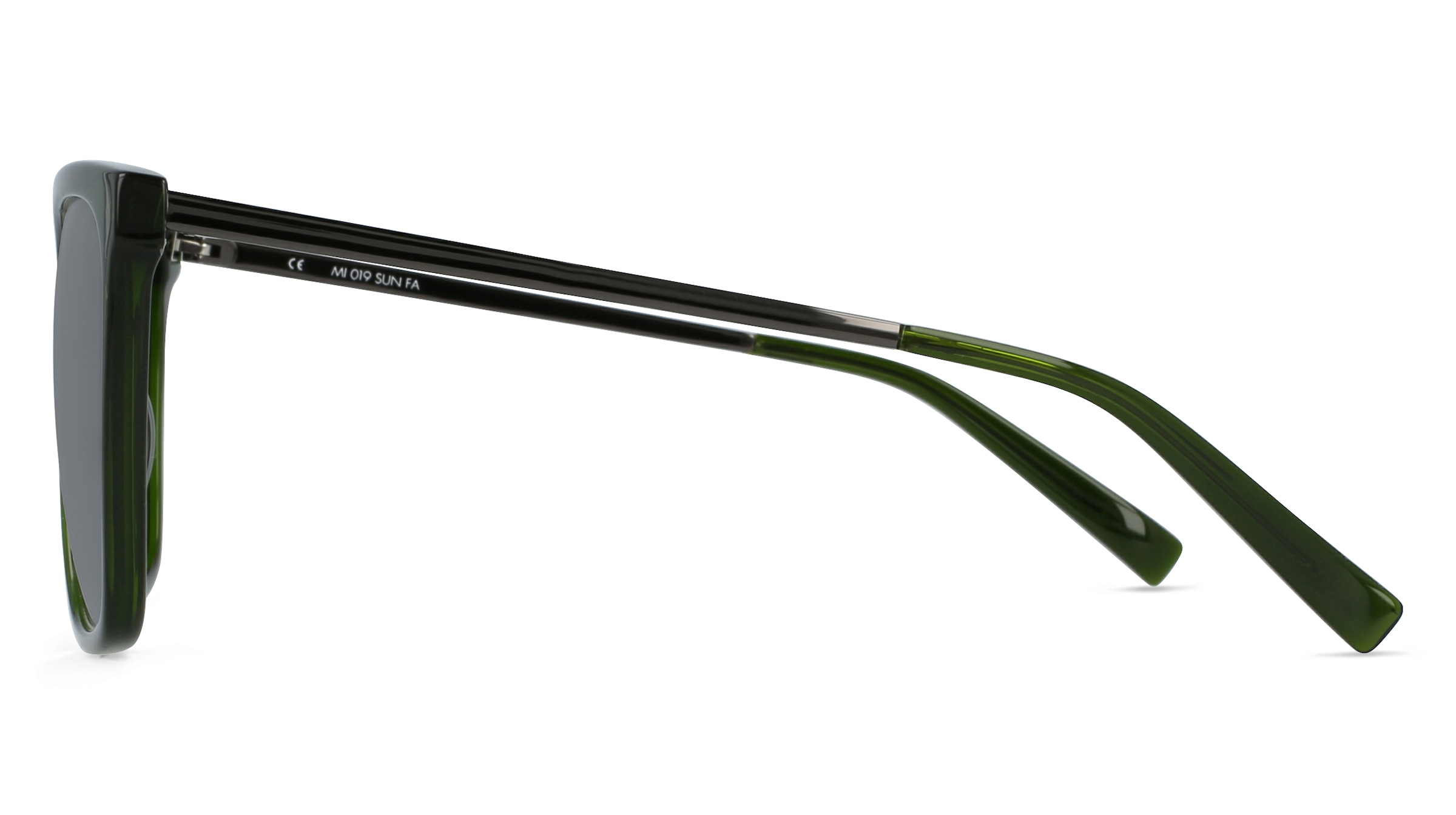 Thumbnail - Fielmann MI 019 SUN FA Herren-Sonnenbrille Vollrand Quadratisch Propionat-Gestell, grün