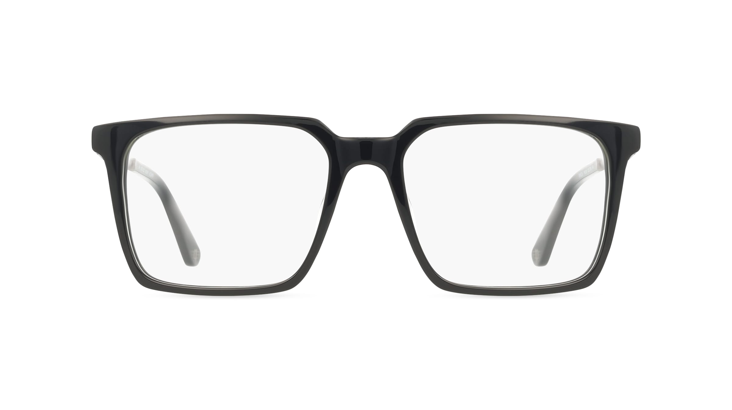 Police VPLN28 Herren-Brille inkl. Gläser Vollrand Eckig Acetat-Gestell 53mm/17mm/145mm, schwarz