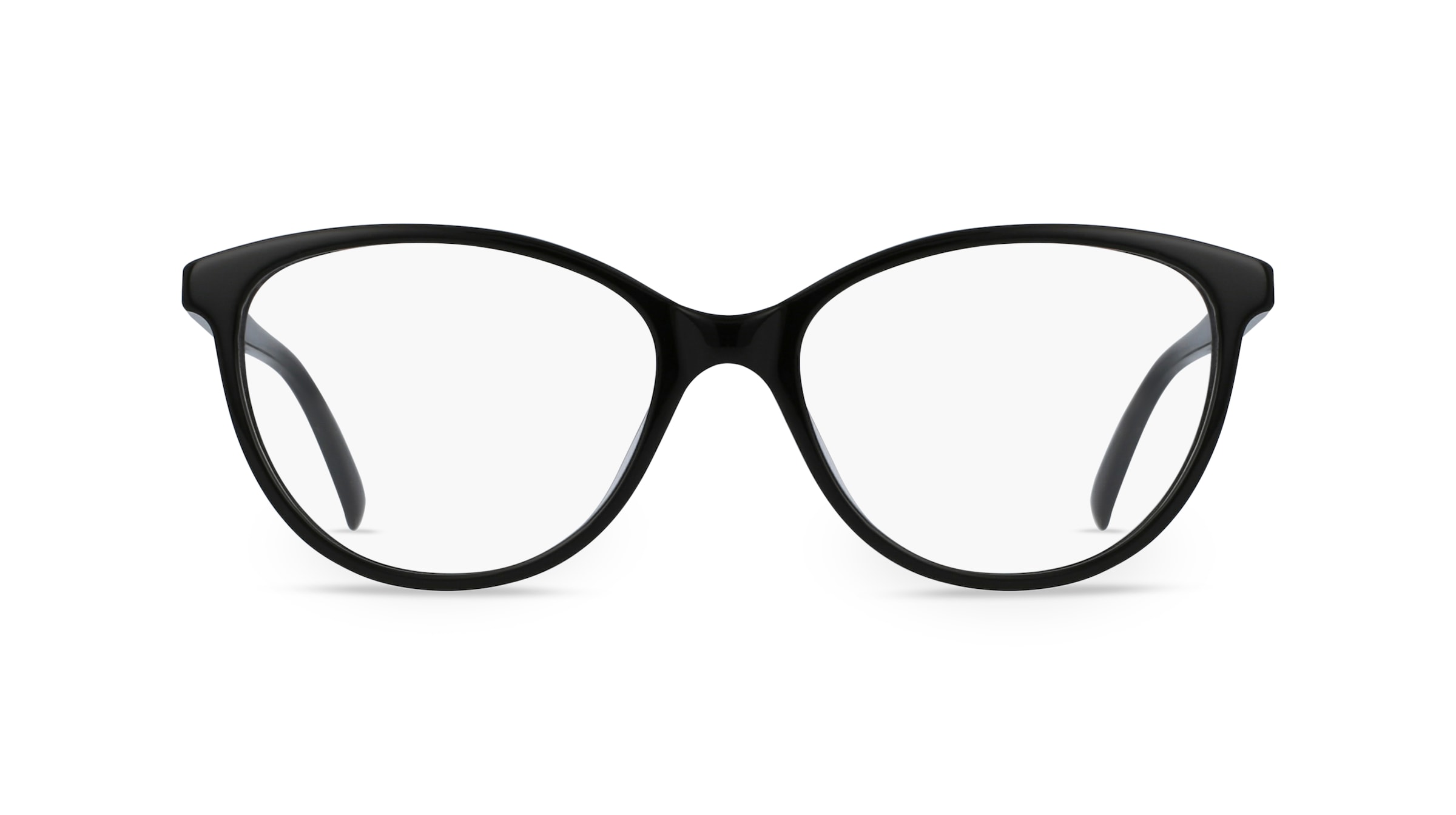 Fielmann LN 002 CL Damen-Brille inkl. Gläser Vollrand Butterfly Acetat-Gestell 53mm/16mm/135mm, schwarz