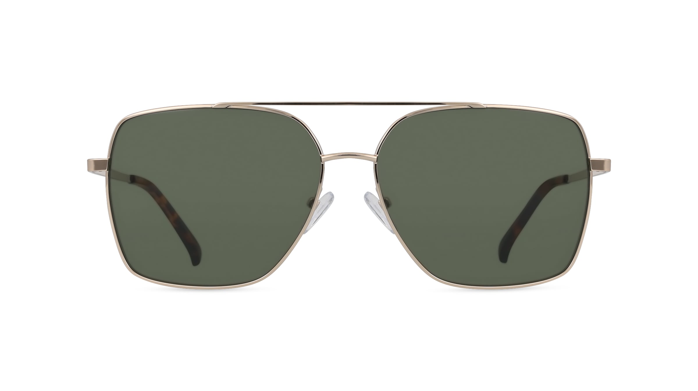 Fielmann BD 557 SUN FA VIKTOR Herren-Sonnenbrille Vollrand Eckig Edelstahl-Gestell, gold