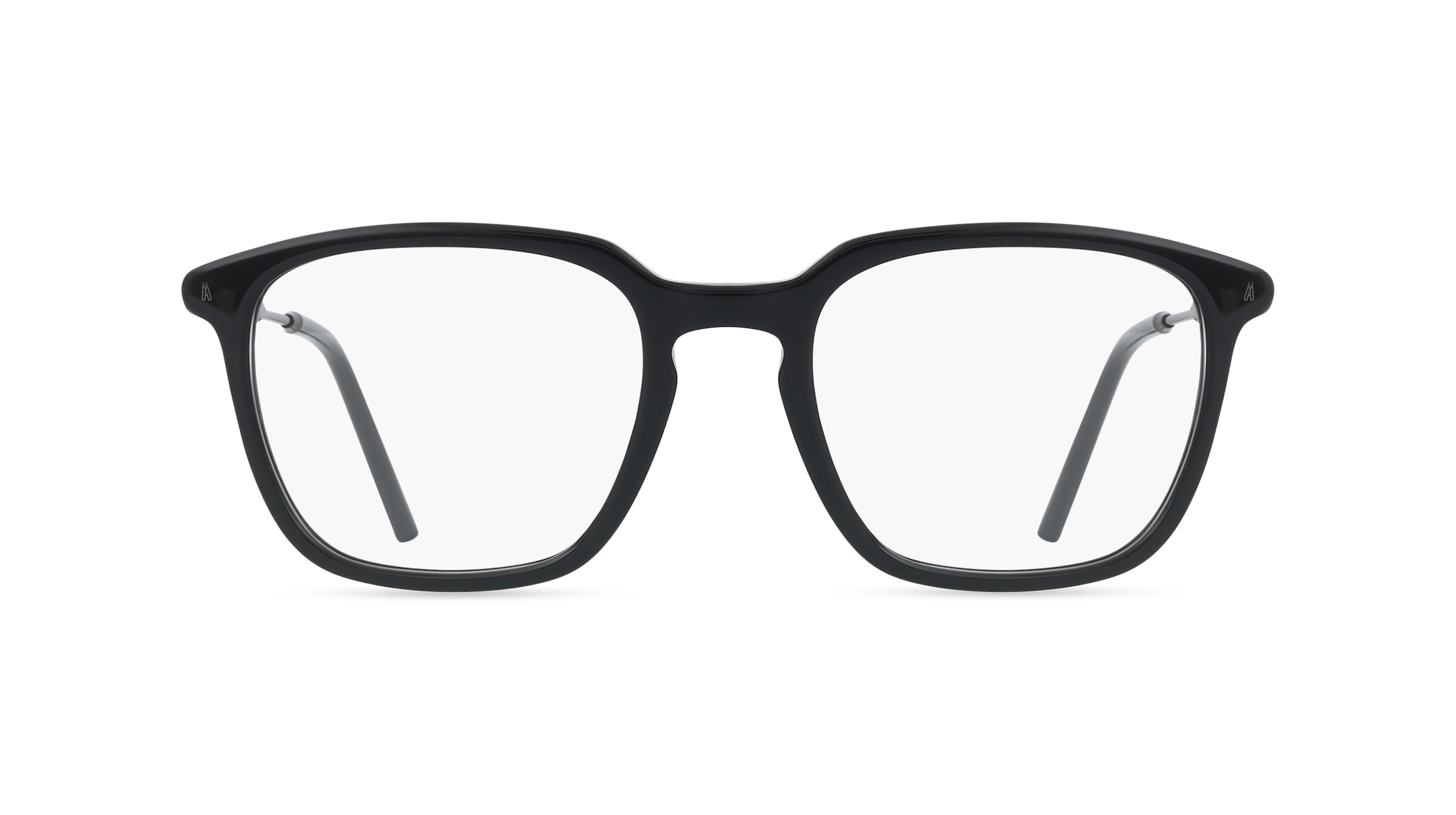 Moncler ME2012 Unisex-Brille inkl. Gläser Vollrand Panto Acetat-Gestell 53/20/145, Schwarz