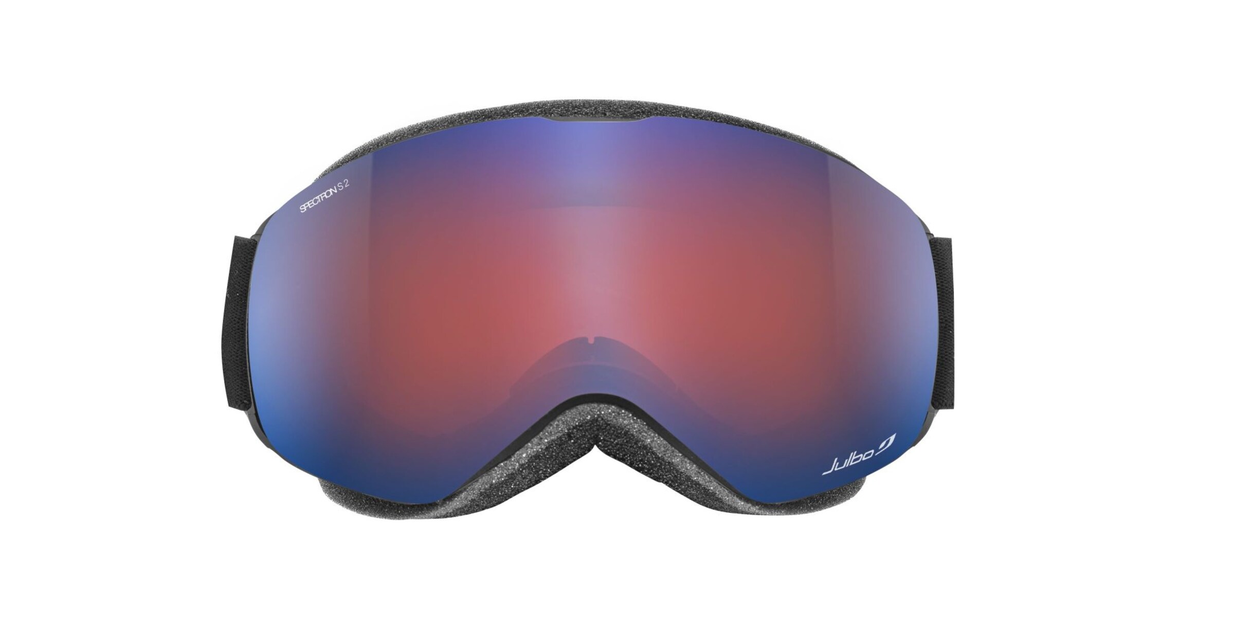 Julbo J7669 Unisex-Skibrille Vollrand Monoscheibe Kunststoff-Gestell, schwarz