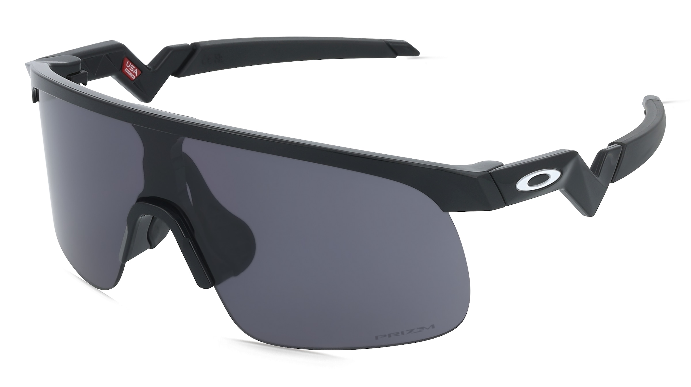 Oakley OJ9010 RESISTOR Kinder-Sonnenbrille Randlos Eckig Kunststoff-Gestell, Schwarz