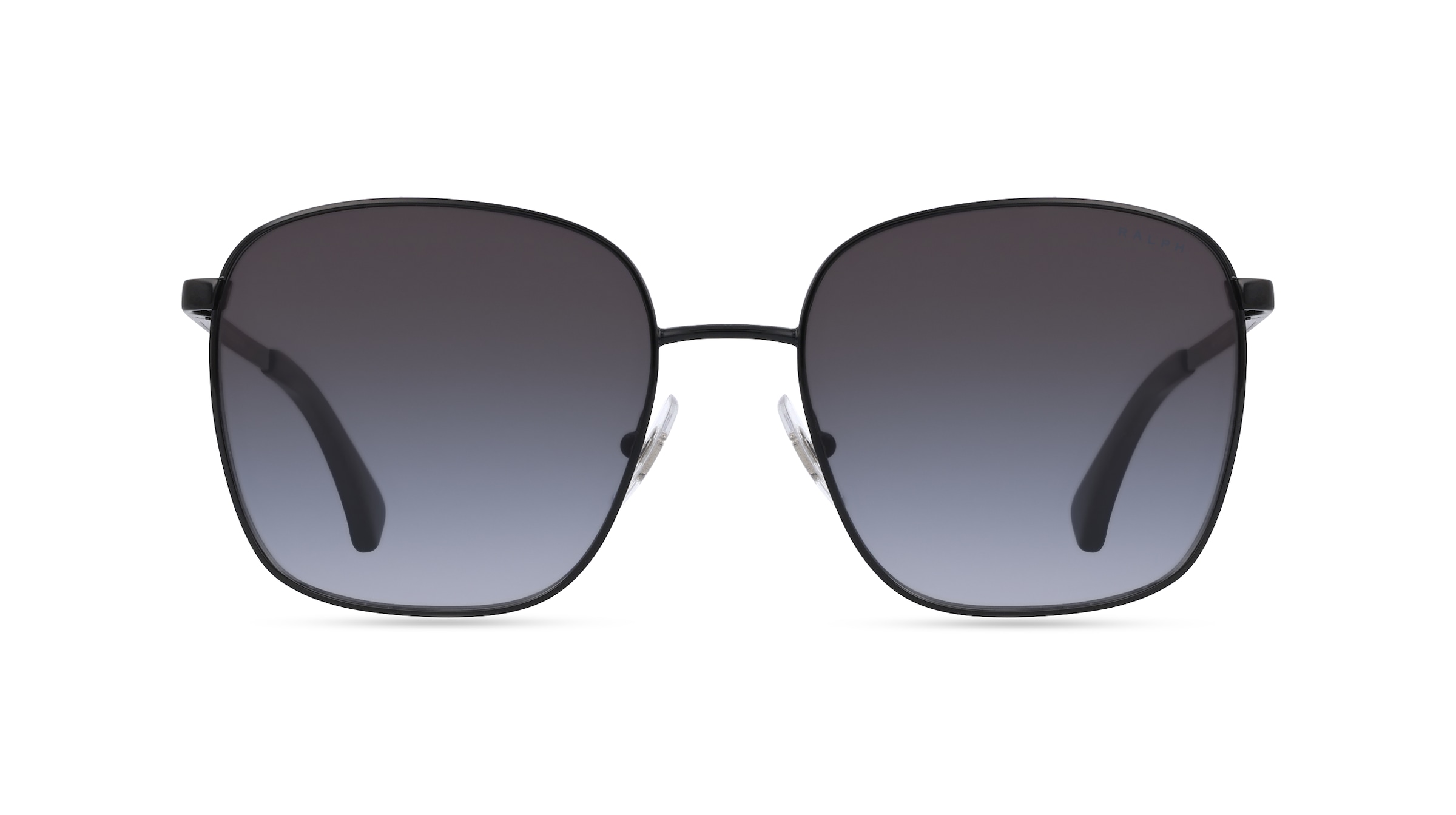 Ralph RA4136 Damen-Sonnenbrille Vollrand Eckig Metall-Gestell, schwarz