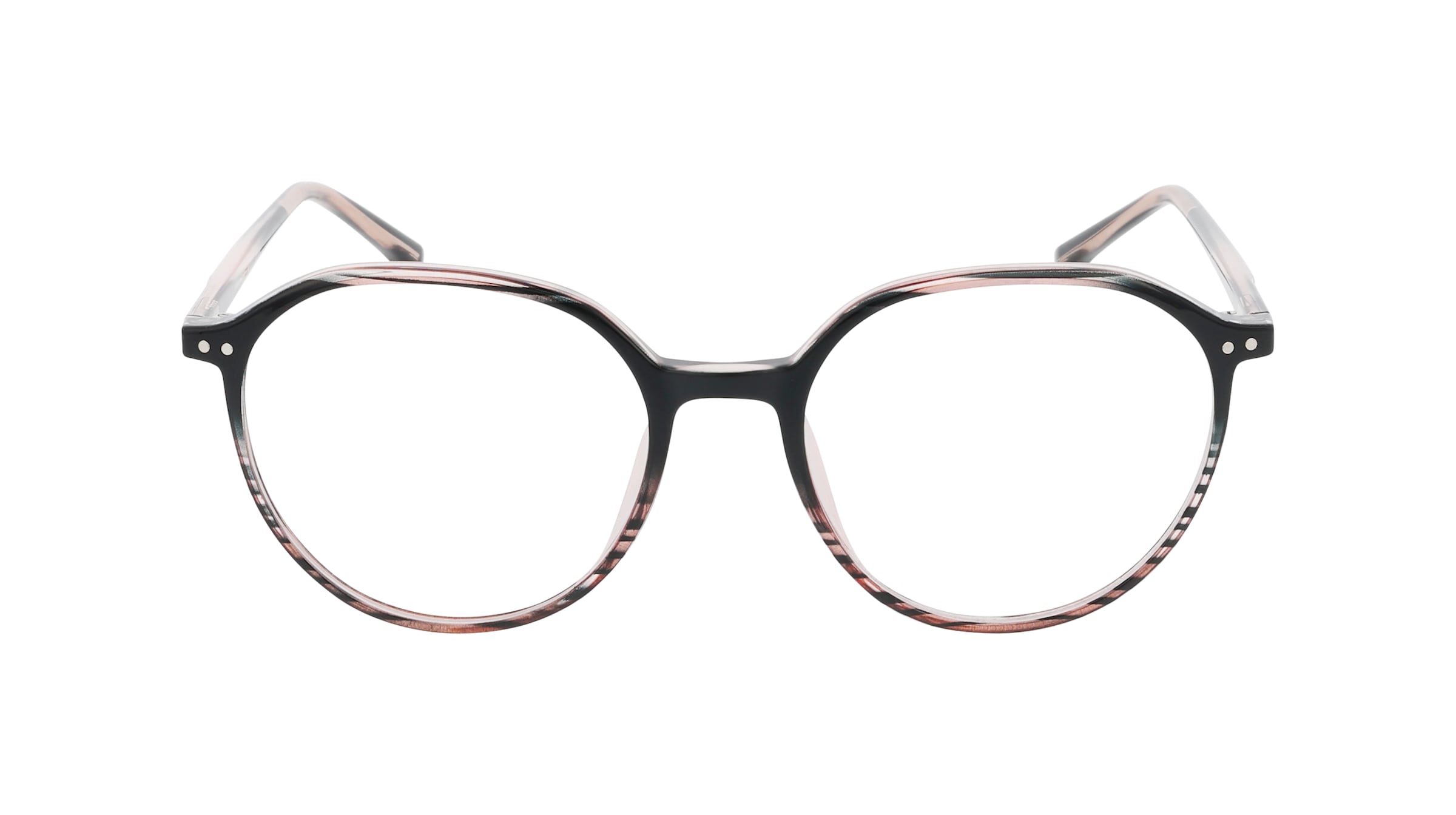 JOOP! 6008 Damen-Brille inkl. Gläser Vollrand Rund TR90-Gestell 52mm/18mm/140mm, braun