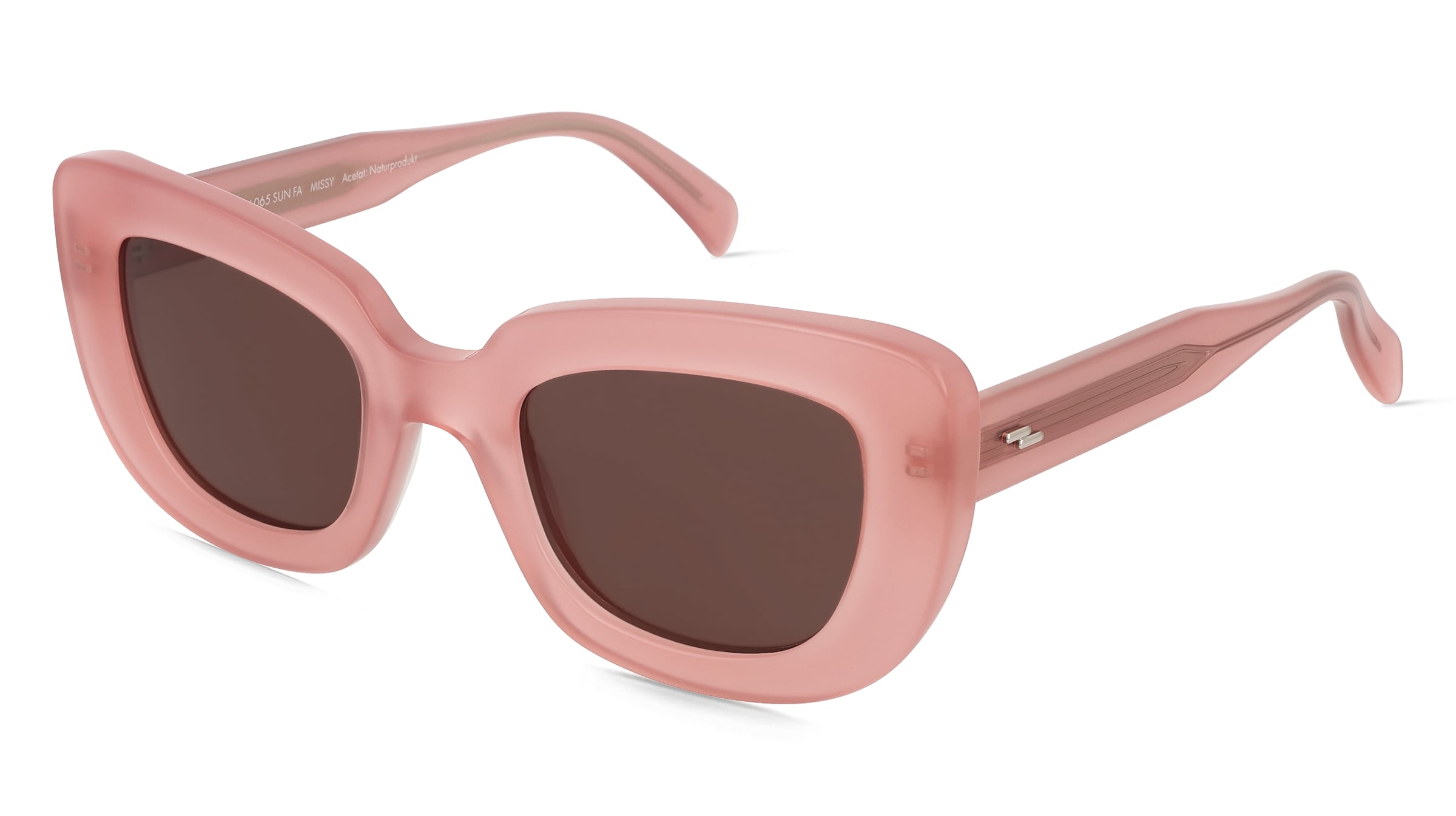 Fielmann LN 065 SUN FA MISSY Damen-Sonnenbrille Vollrand Butterfly Acetat Extrudiert-Gestell, Pink