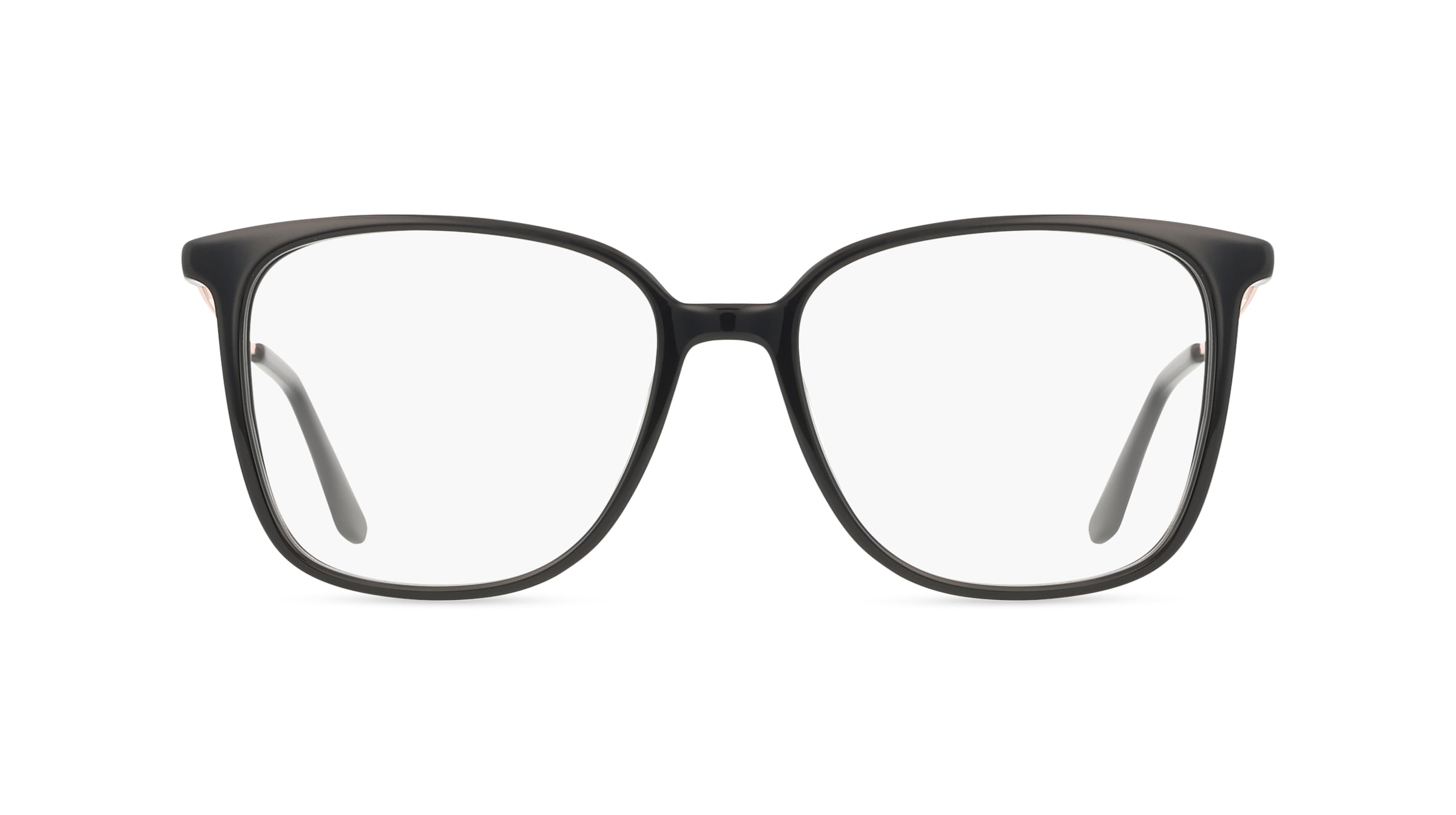 Fielmann ABC 098 FLEX FA NATASCHA Damen-Brille inkl. Gläser Vollrand Quadratisch Acetat-Gestell 52/16/135, Schwarz