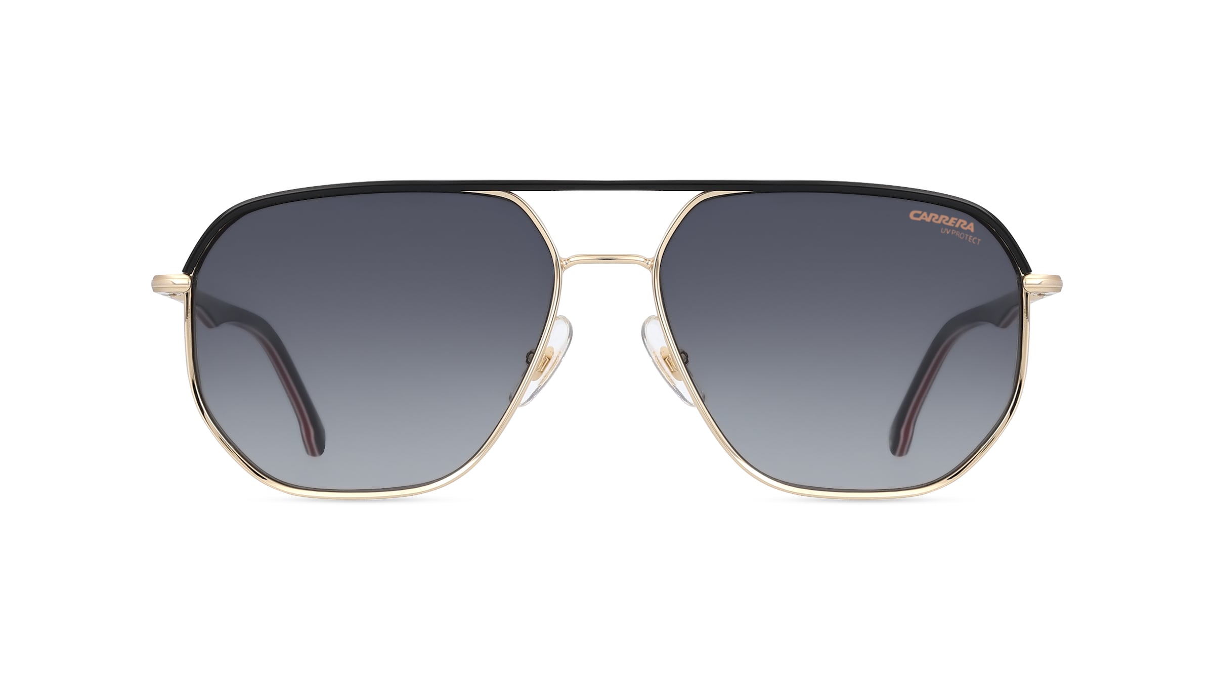 Carrera 304/S Herren-Sonnenbrille Vollrand Pilot Metall-Gestell, schwarz