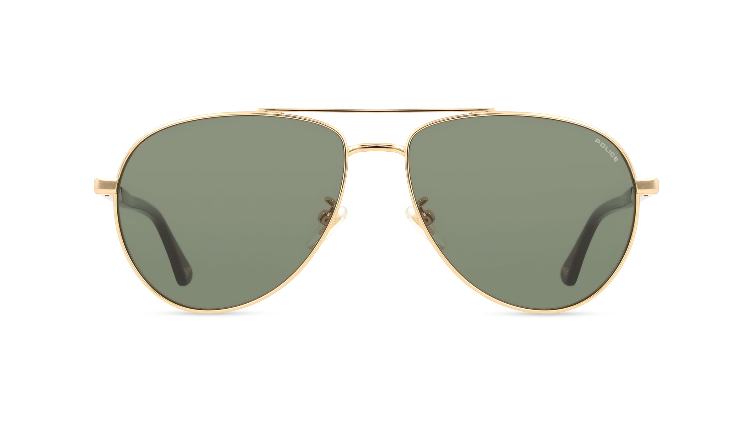 Police SPLR77 Herren-Sonnenbrille Vollrand Pilot Edelstahl-Gestell, pink