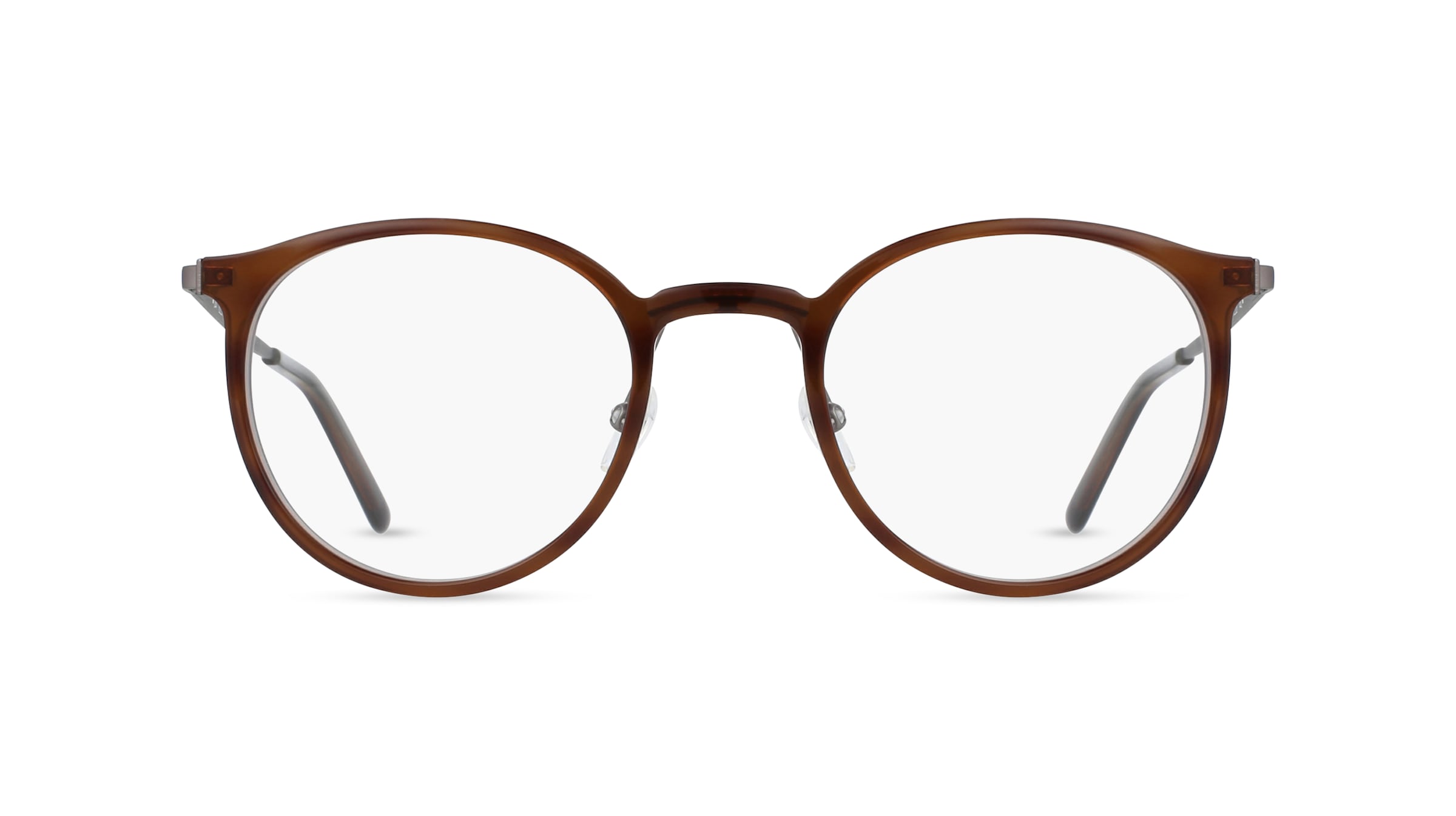 Fielmann MI 038 CL Unisex-Brille inkl. Gläser Vollrand Panto Acetat-Gestell 49mm/21mm/140mm, braun