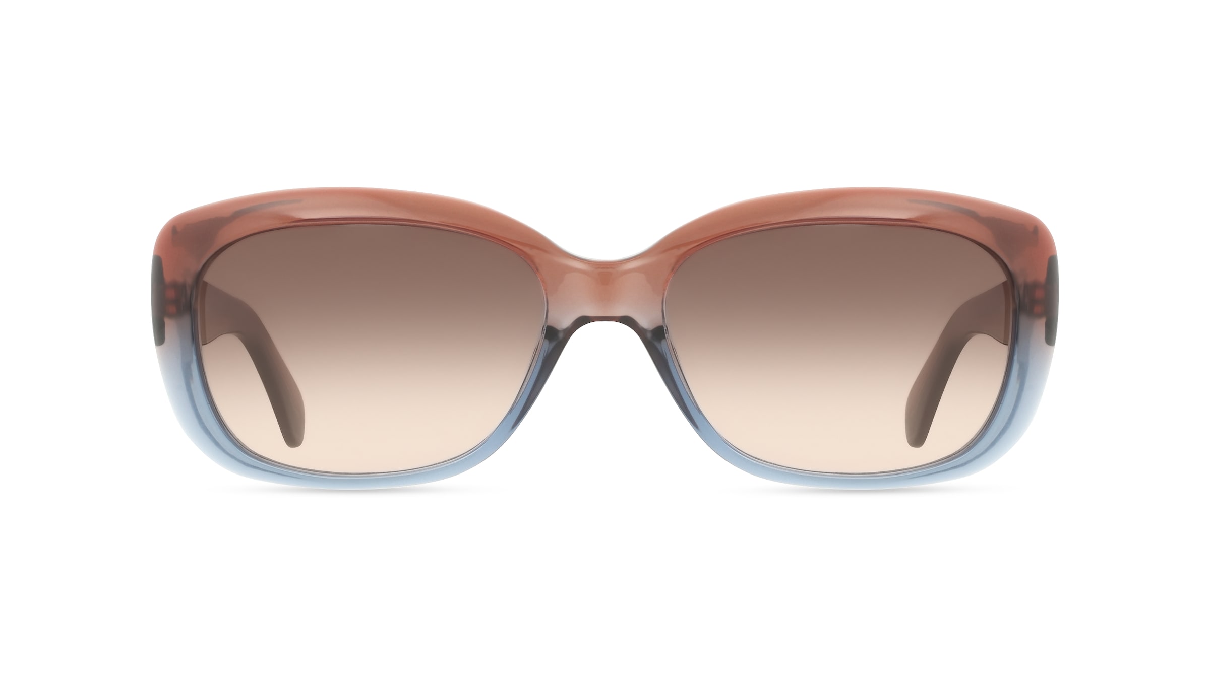 Fielmann LD 047 SUN  CL ISADORA Damen-Sonnenbrille Vollrand Quadratisch Acetat Spritzguss-Gestell, Braun