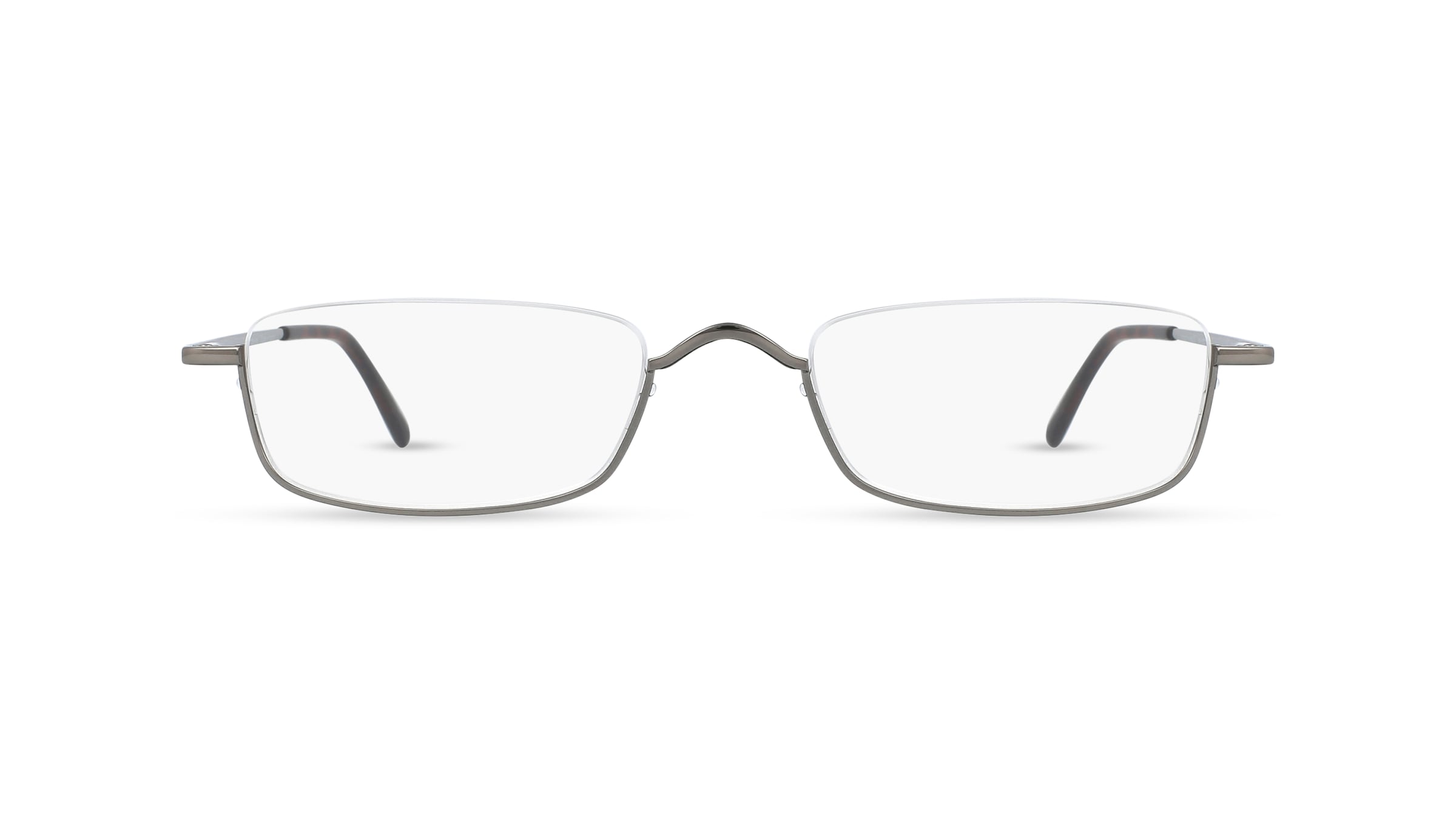 Fielmann TITANIUM 193 FLEX CL Unisex-Brille inkl. Gläser Halbrand Schmal Titan-Gestell 49mm/21mm/145mm, grau