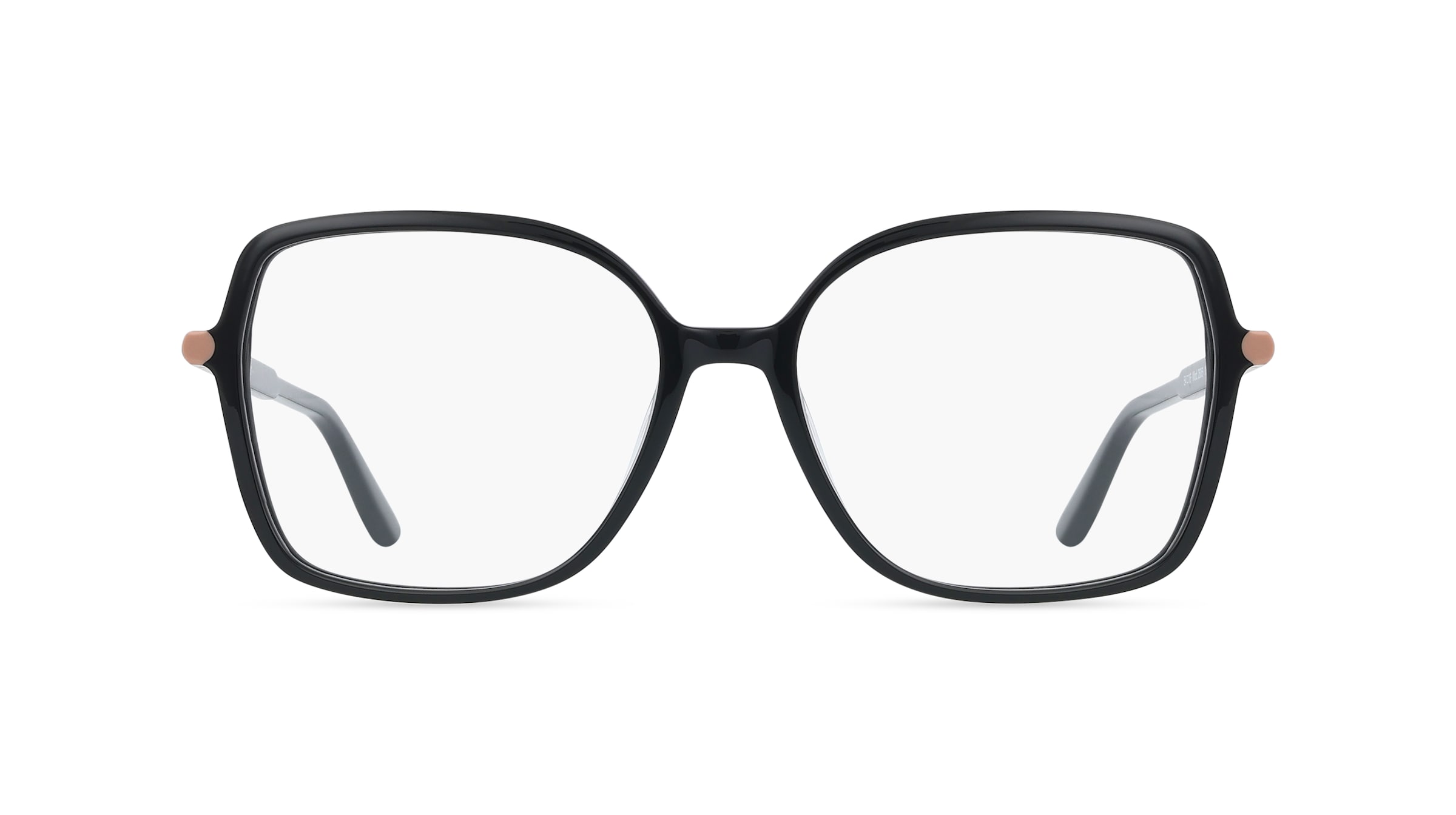 Mexx Eyes 2606 Damen-Brille inkl. Gläser Vollrand Eckig Kunststoff-Gestell 54/16/140, Schwarz