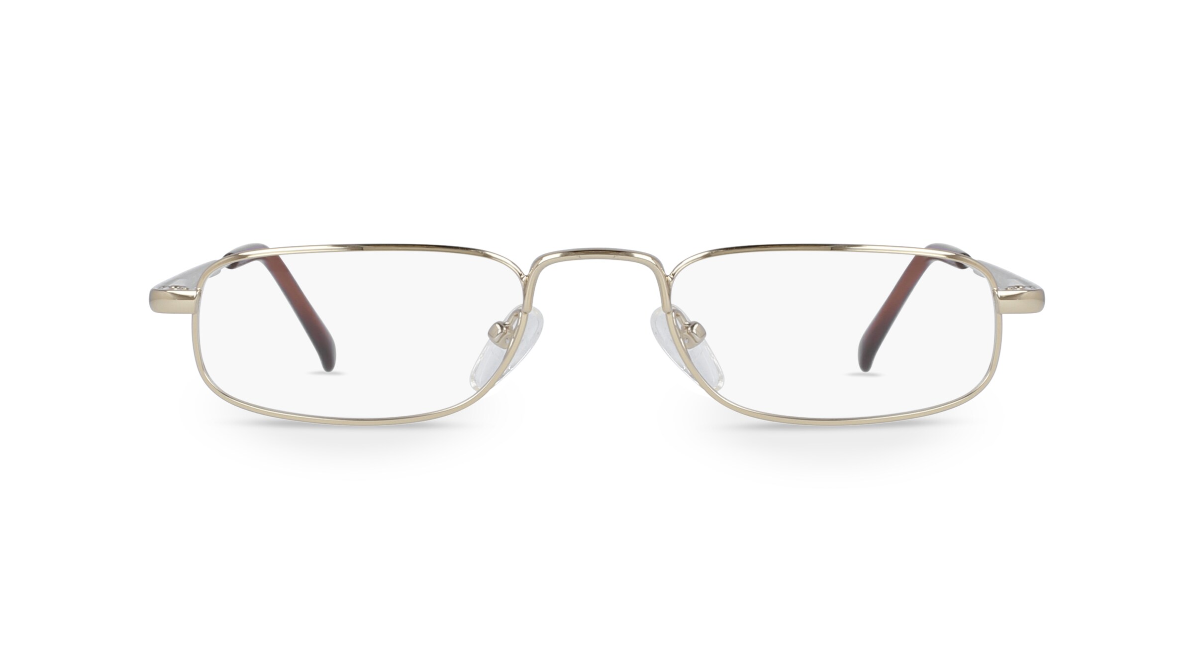 Fielmann MC 254 FLEX TR Herren-Brille inkl. Gläser Vollrand Schmal Metall-Gestell 49mm/21mm/145mm, gold