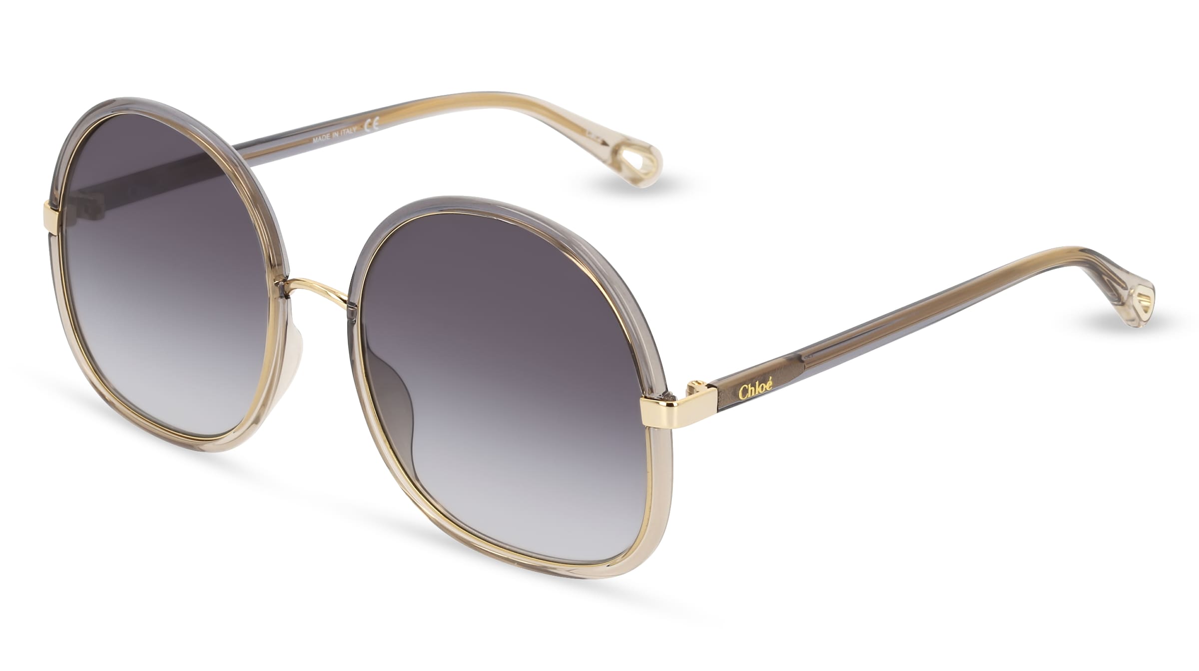 Kering Eyewear Chloé CH0029S Damen-Sonnenbrille Vollrand Oval Kunststoff-Gestell, Grau