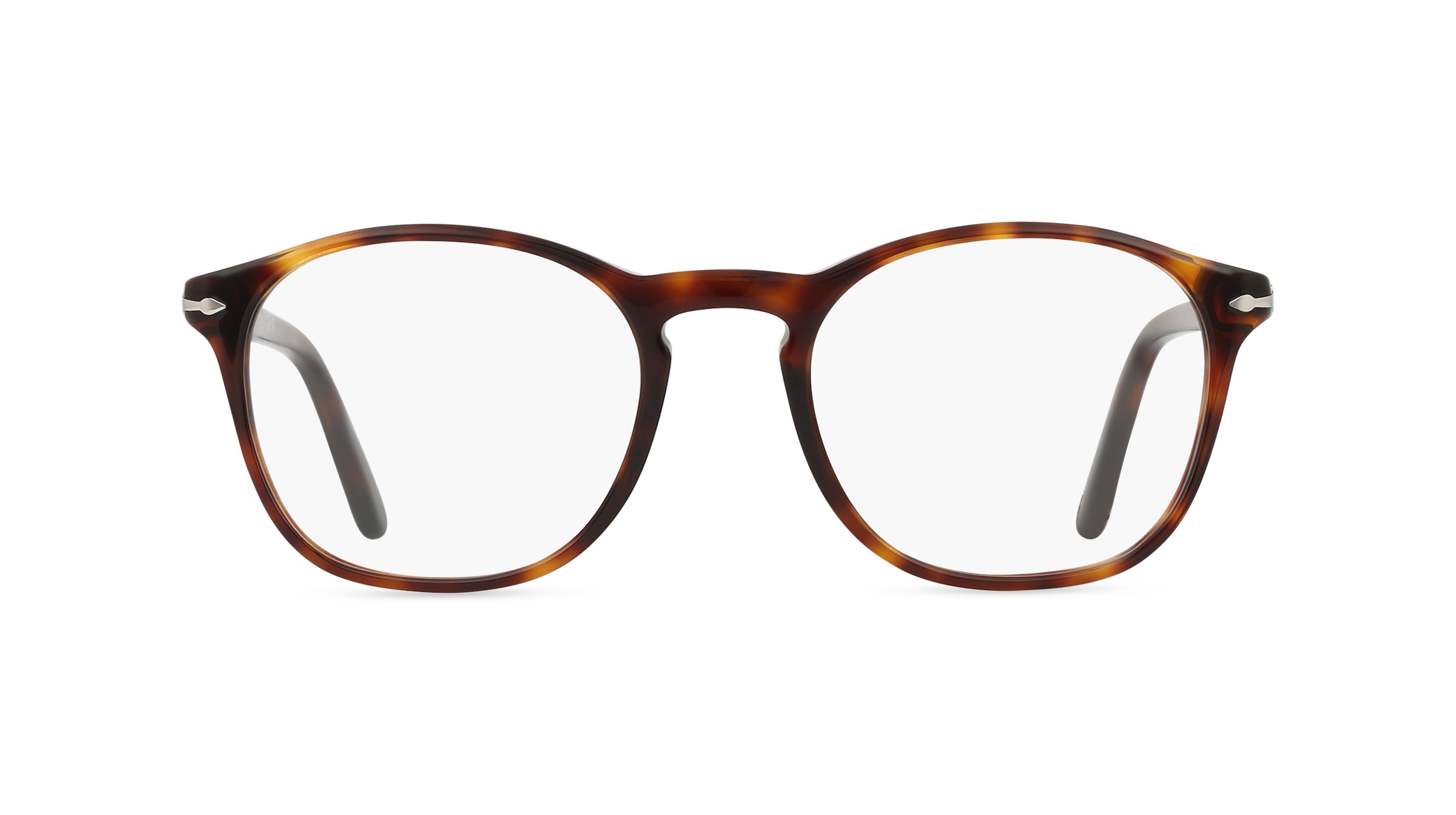 Persol 0PO3007V Herren-Brille inkl. Gläser Vollrand Eckig Acetat-Gestell 50mm/19mm/145mm, braun