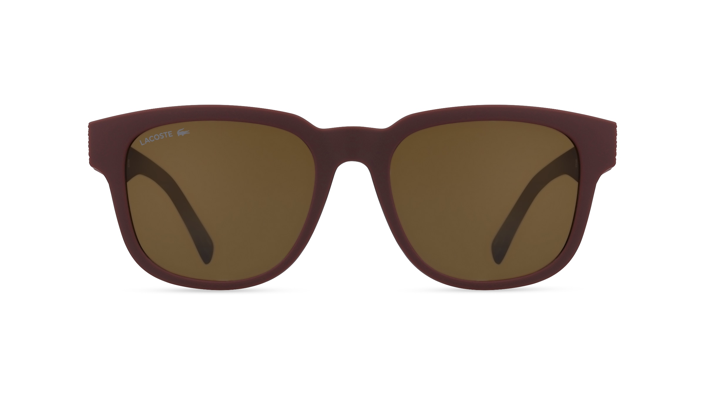 Lacoste L982S Unisex-Sonnenbrille Vollrand Quadratisch Kunststoff-Gestell, Braun