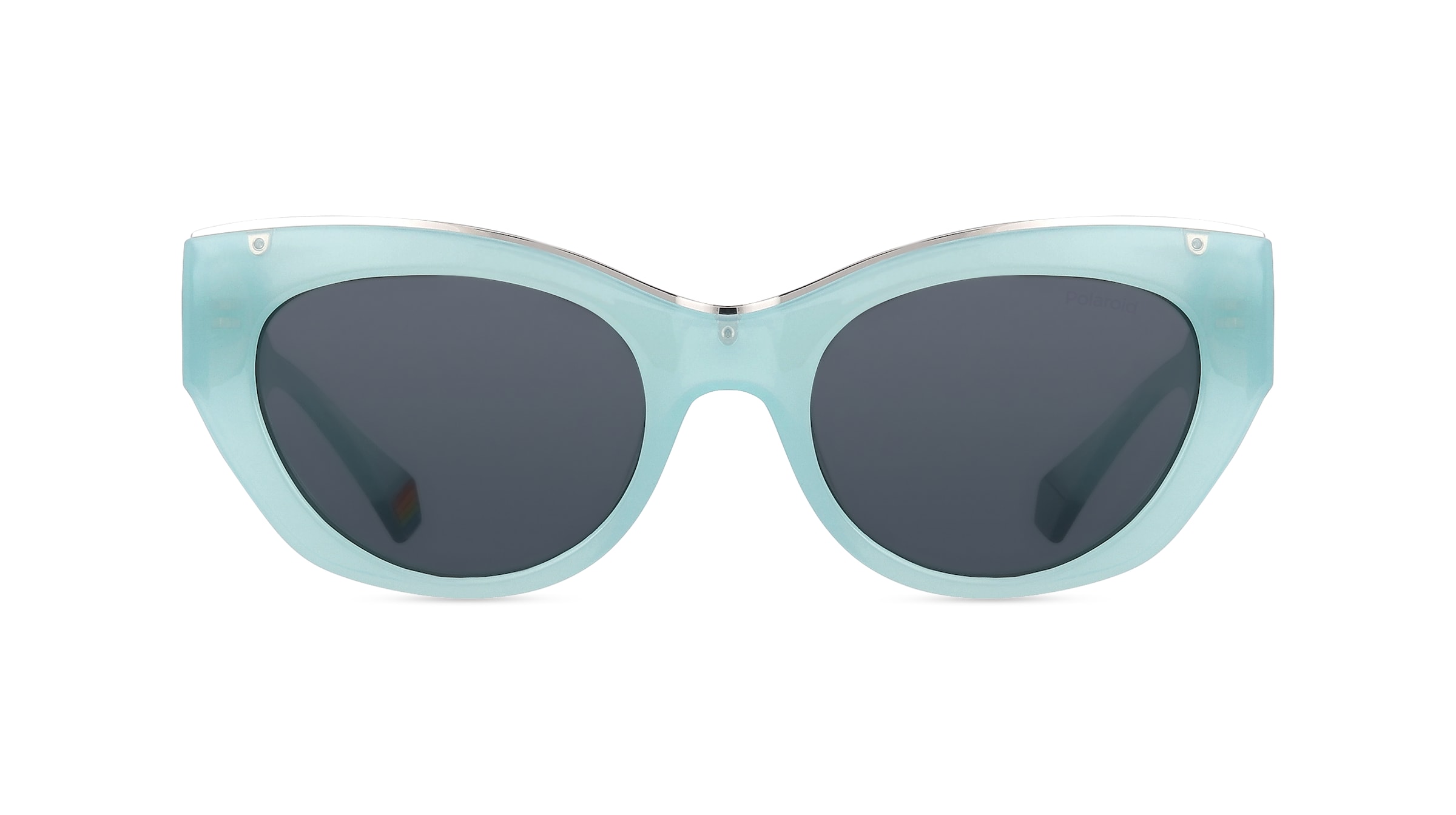 Polaroid PLD 6199/S/X Damen-Sonnenbrille Vollrand Butterfly Kunststoff-Gestell, blau