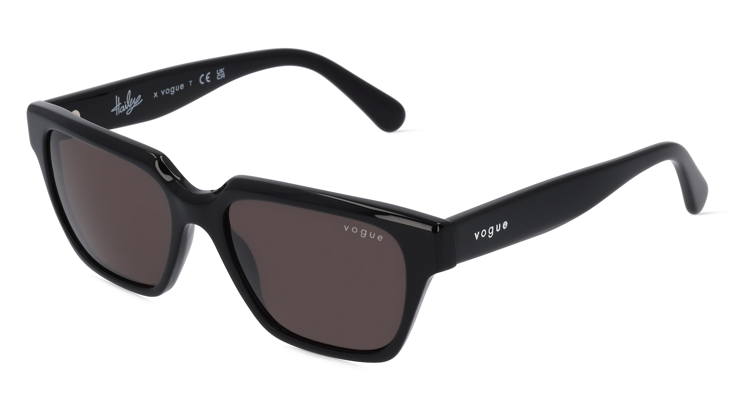 Vogue eyewear VO5512S Damen-Sonnenbrille Vollrand Quadratisch Acetat-Gestell, Schwarz