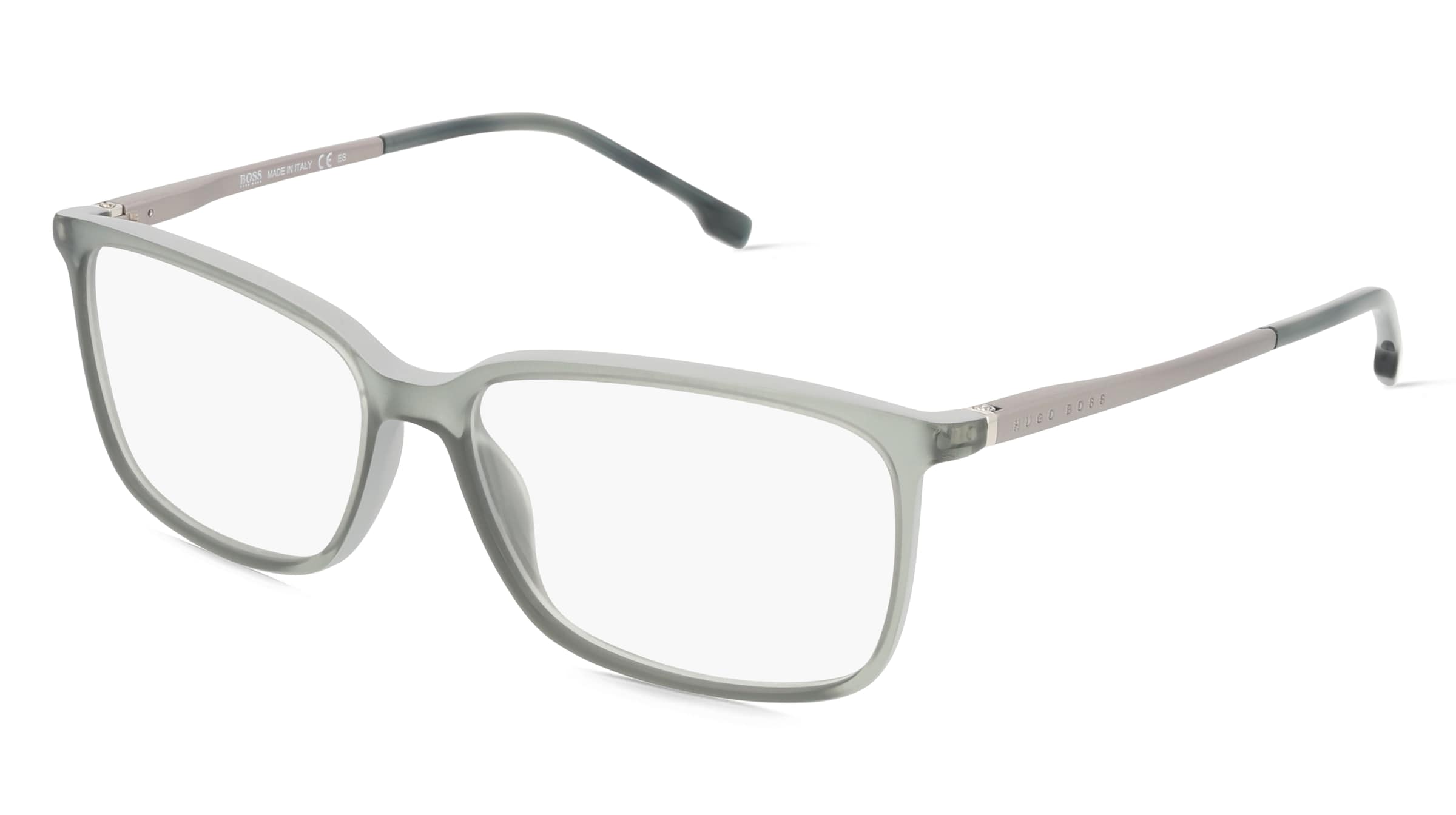 Boss 1185/IT Herren-Brille inkl. Gläser Vollrand Quadratisch Acetat-Gestell 56/15/145, Grün