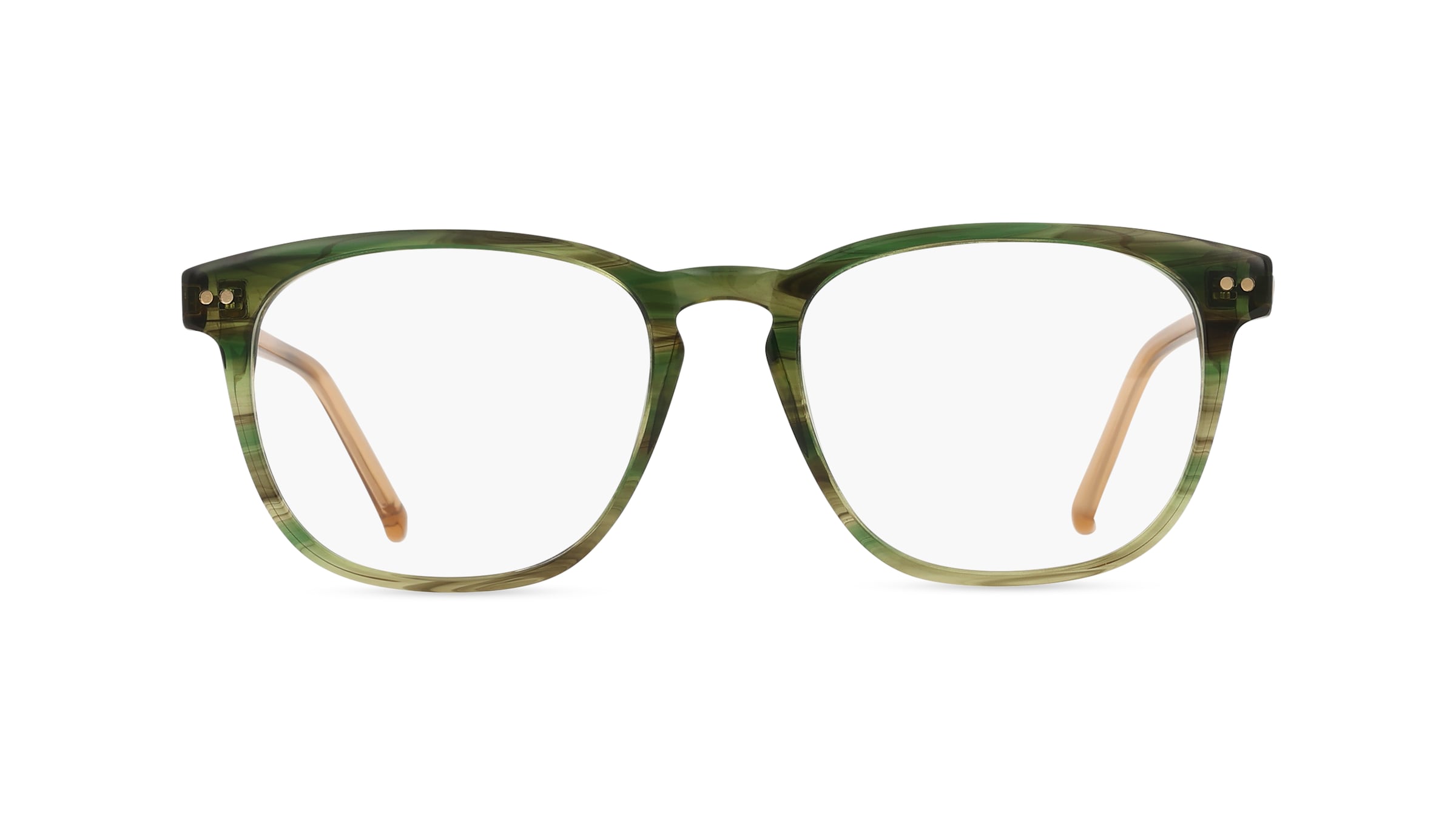 Hackett HE 304 Unisex-Brille inkl. Gläser Vollrand Eckig Acetat-Gestell 50mm/17mm/145mm, grün