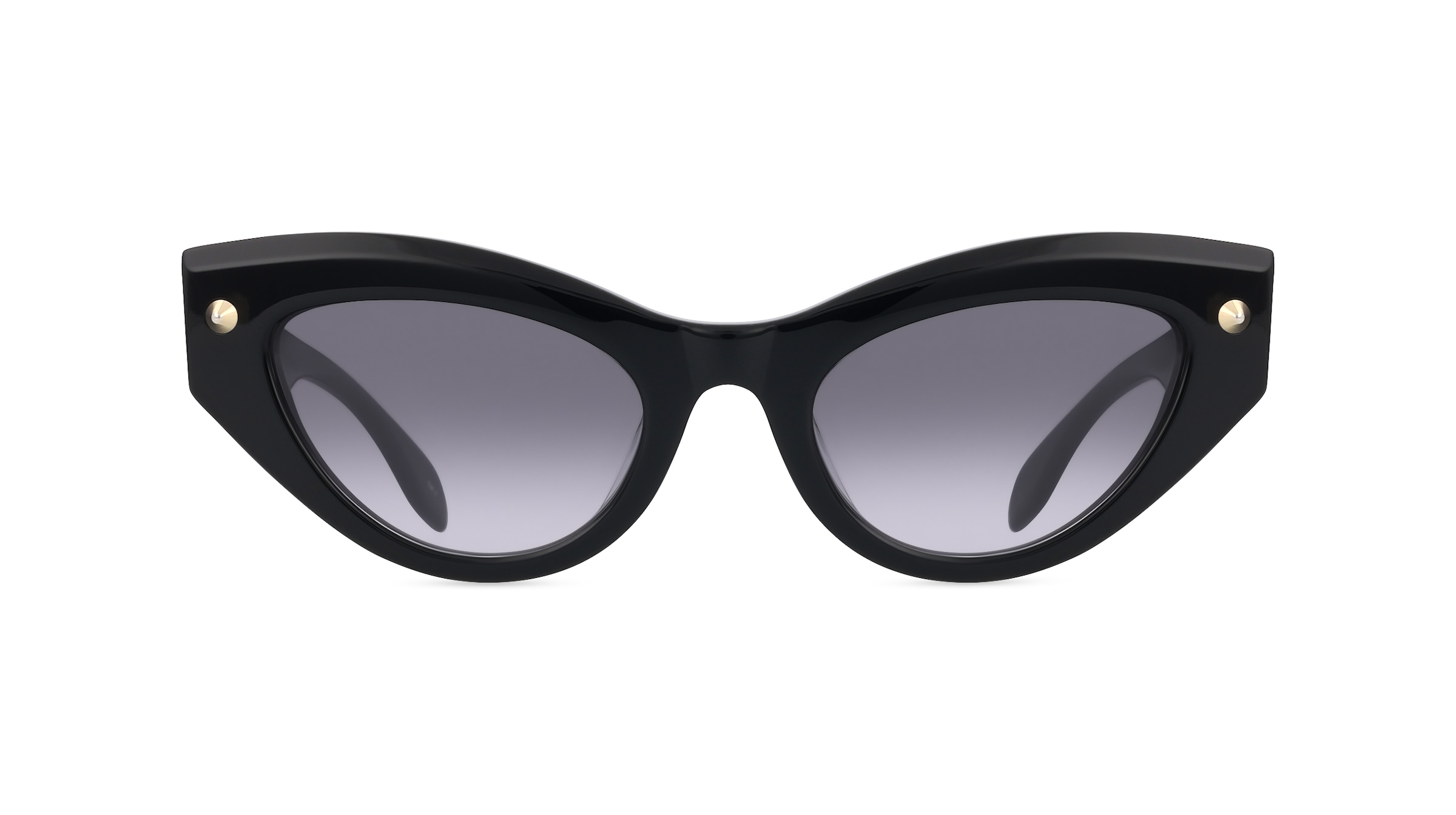 Alexander McQueen AM0407S Damen-Sonnenbrille Vollrand Butterfly Kunststoff-Gestell, schwarz