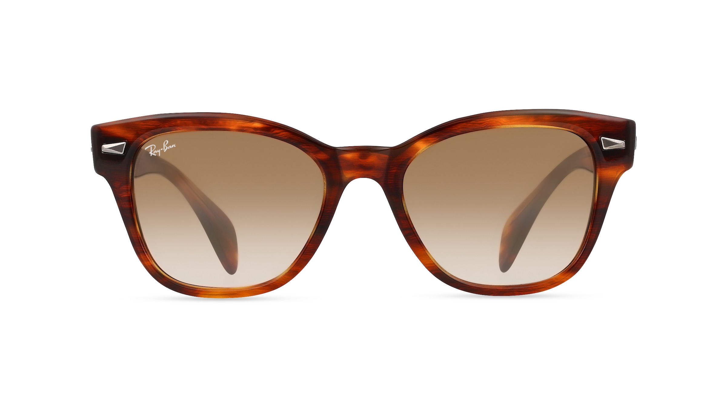 Ray-Ban RB0880S Unisex-Sonnenbrille Vollrand Eckig Propionat-Gestell, braun