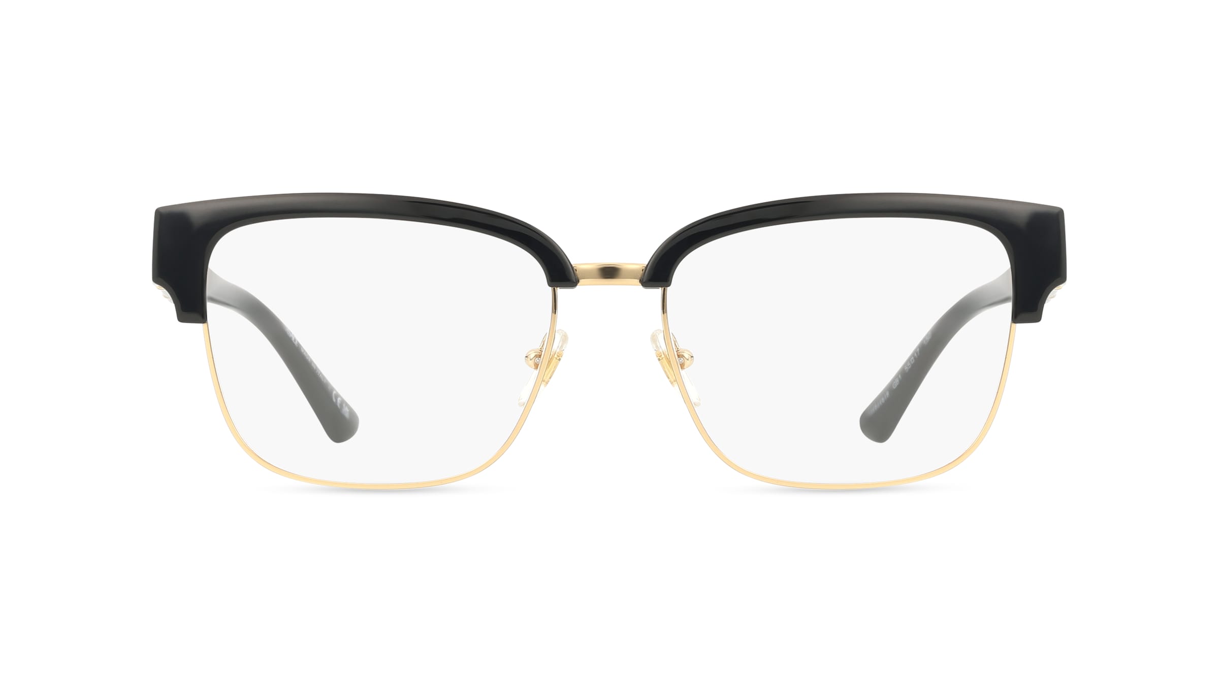 Versace VE3348 Herren-Brille inkl. Gläser Vollrand Eckig Kunststoff-Gestell 55mm/17mm/150mm, schwarz