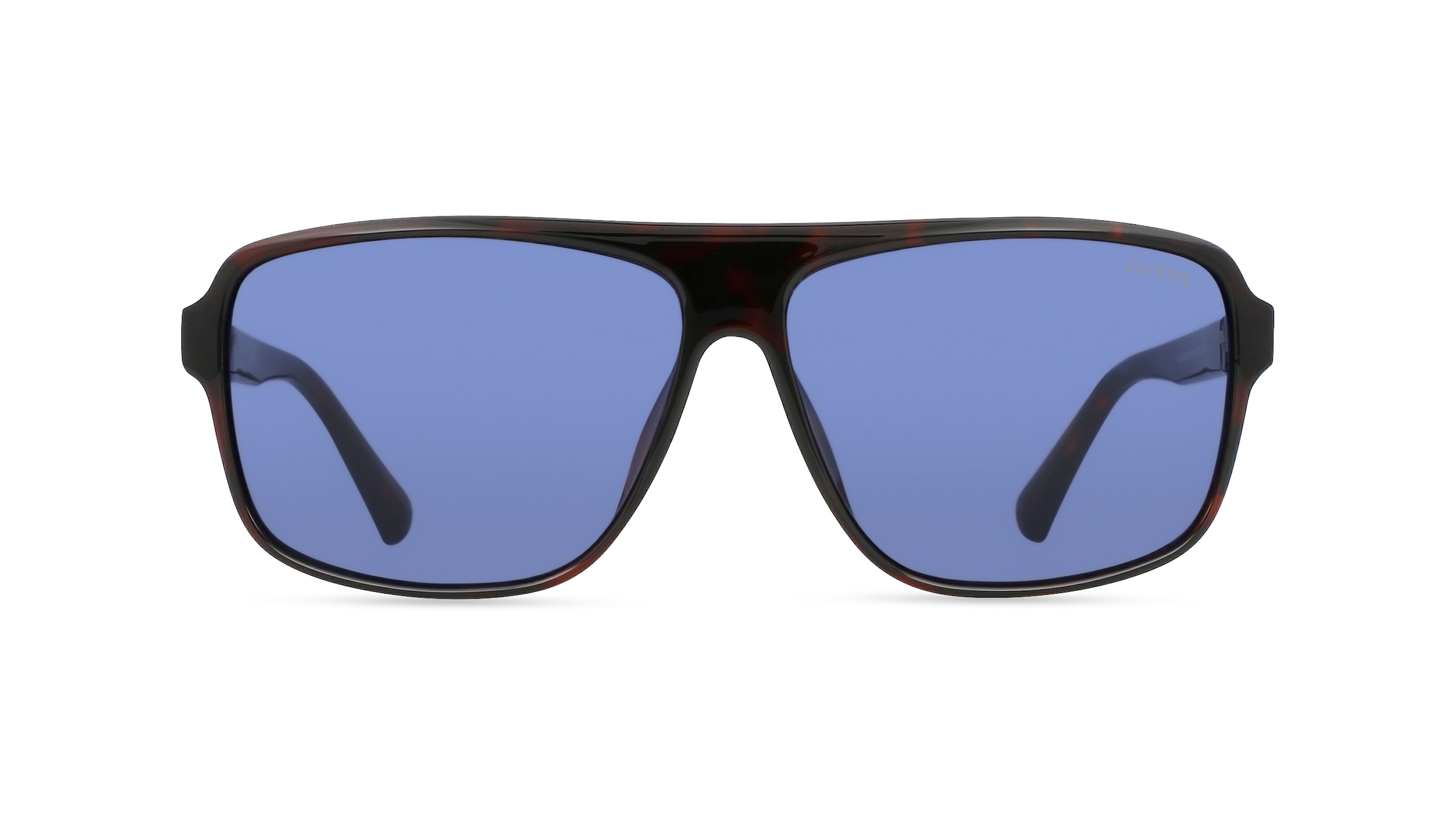 Guess GU00038 Herren-Sonnenbrille Vollrand Eckig Kunststoff-Gestell, schwarz