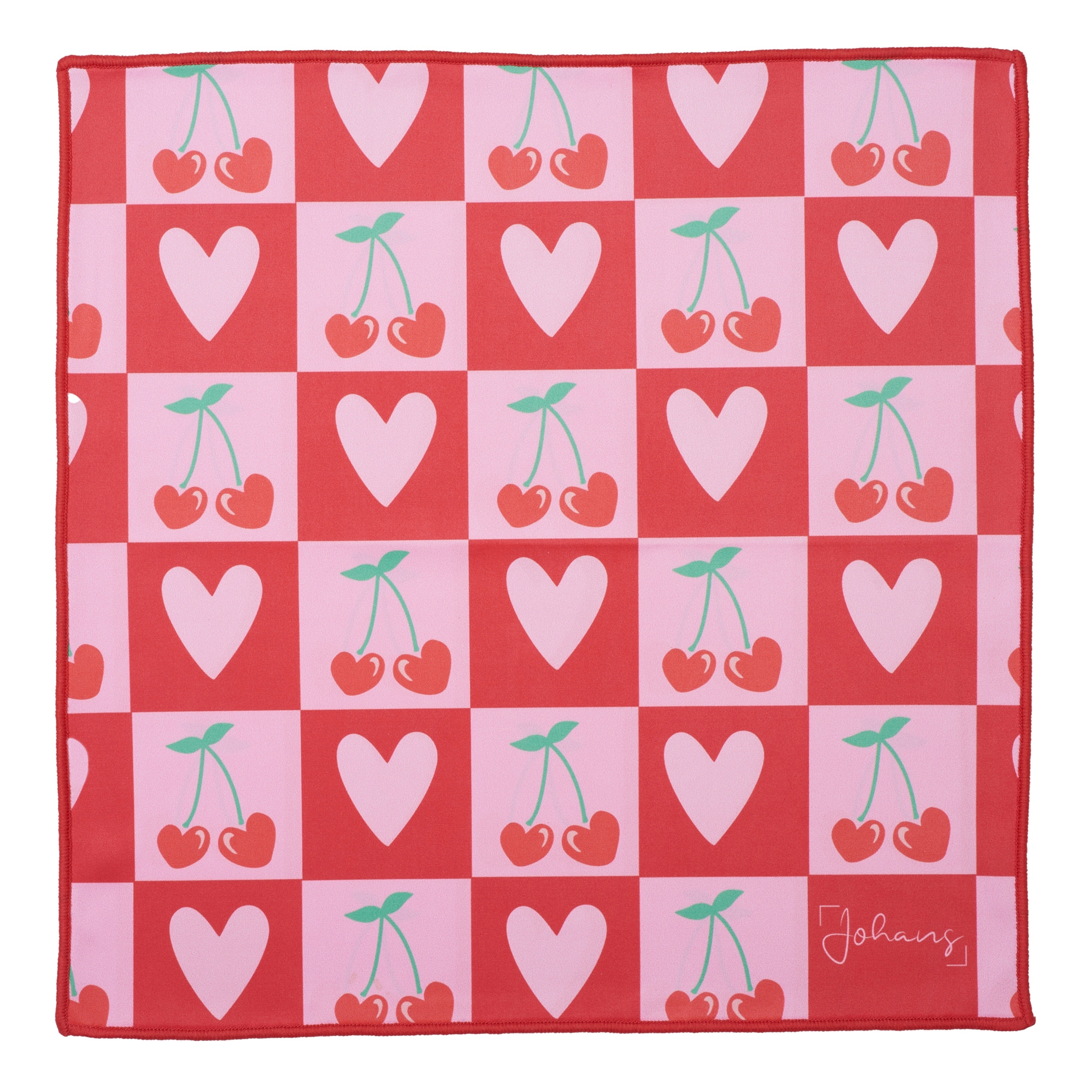 Thumbnail - Johans Brillenputztuch Cherry Love