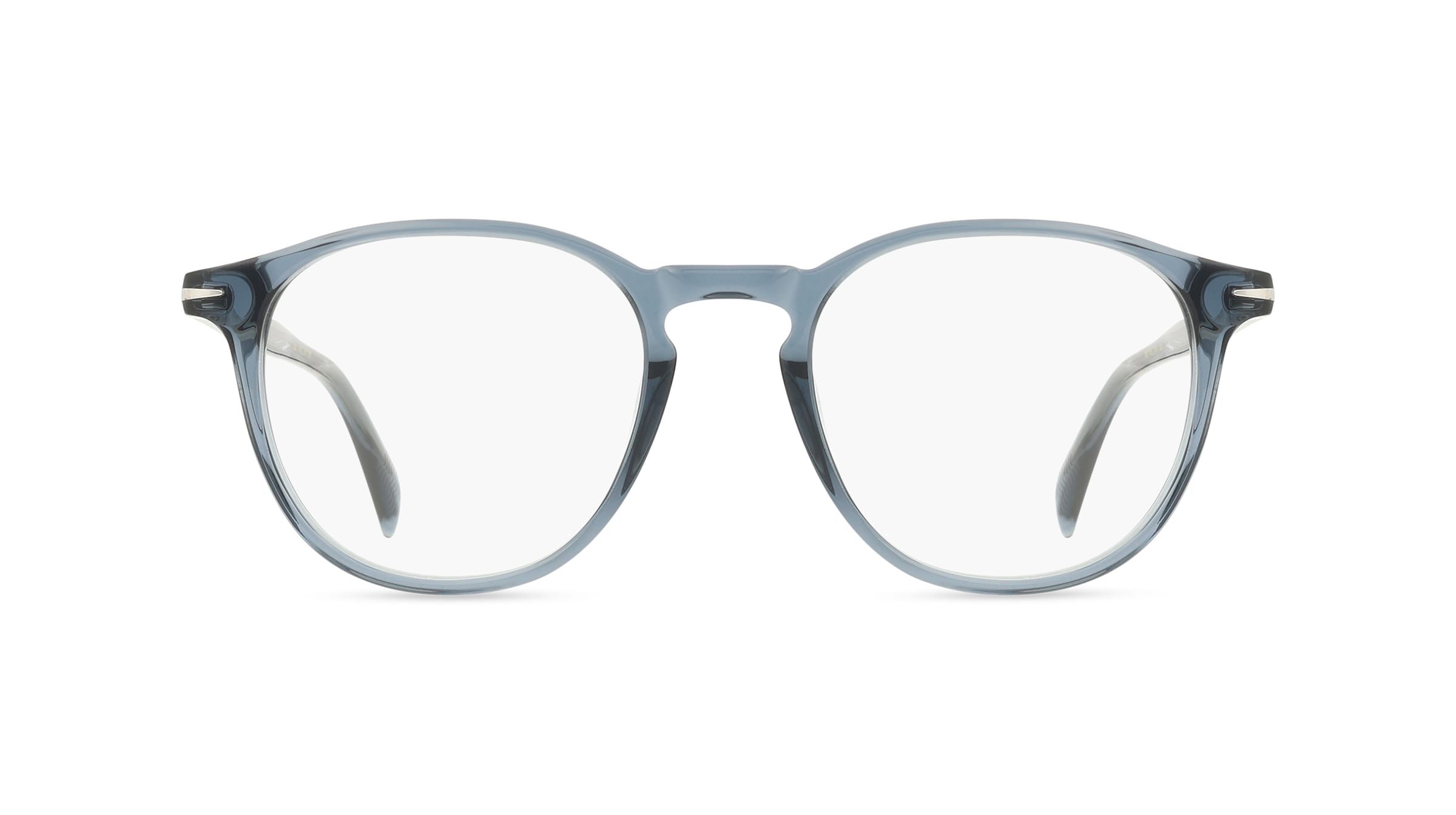 David Beckham DB1018 Herren-Brille inkl. Gläser Vollrand Panto Acetat-Gestell 51/20/150, blau