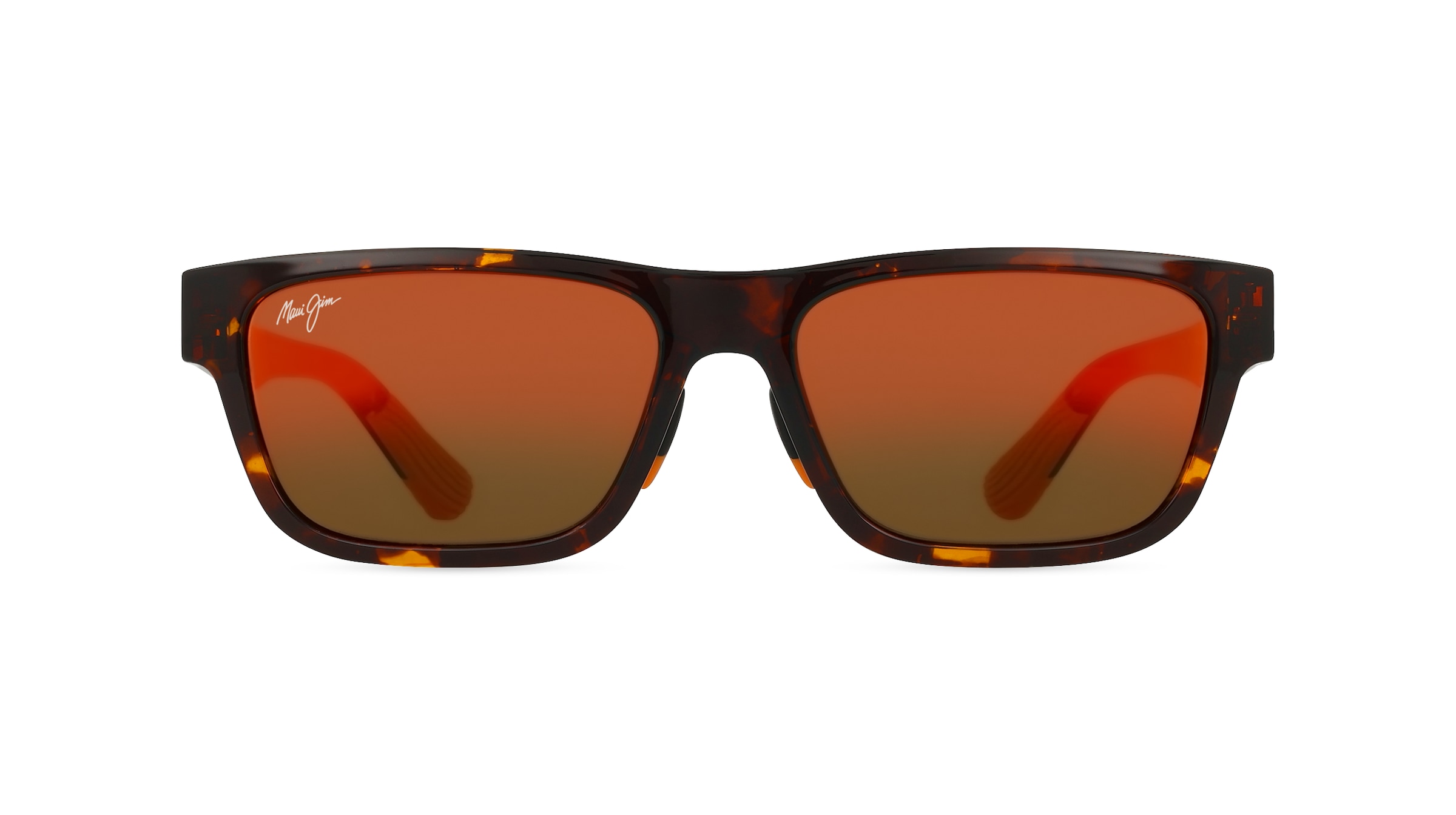 Maui Jim MJ0628S Unisex-Sonnenbrille Vollrand Eckig Nylon-Gestell, braun