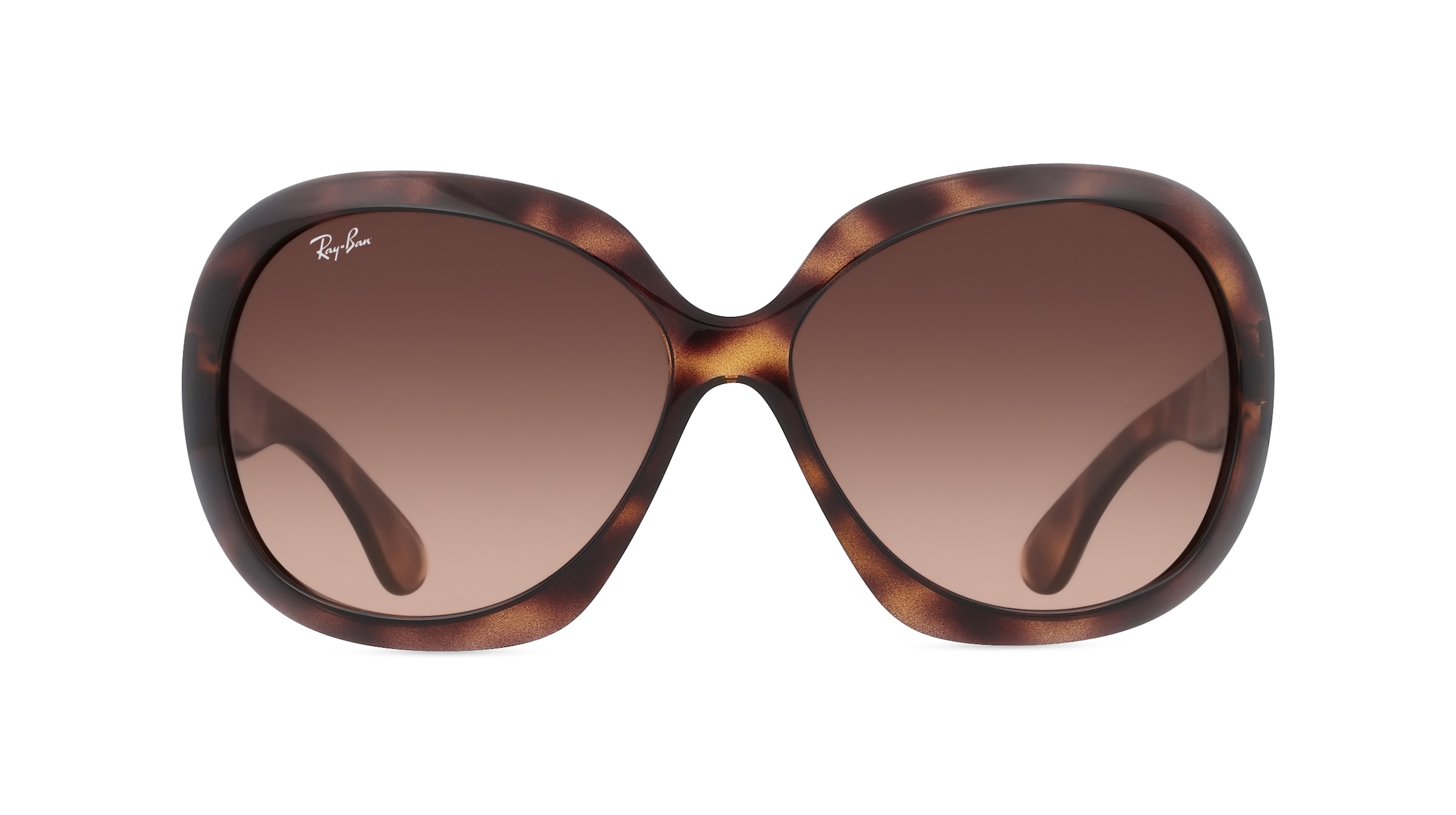 Ray-Ban RB4098 Damen-Sonnenbrille Vollrand Butterfly Kunststoff-Gestell, braun