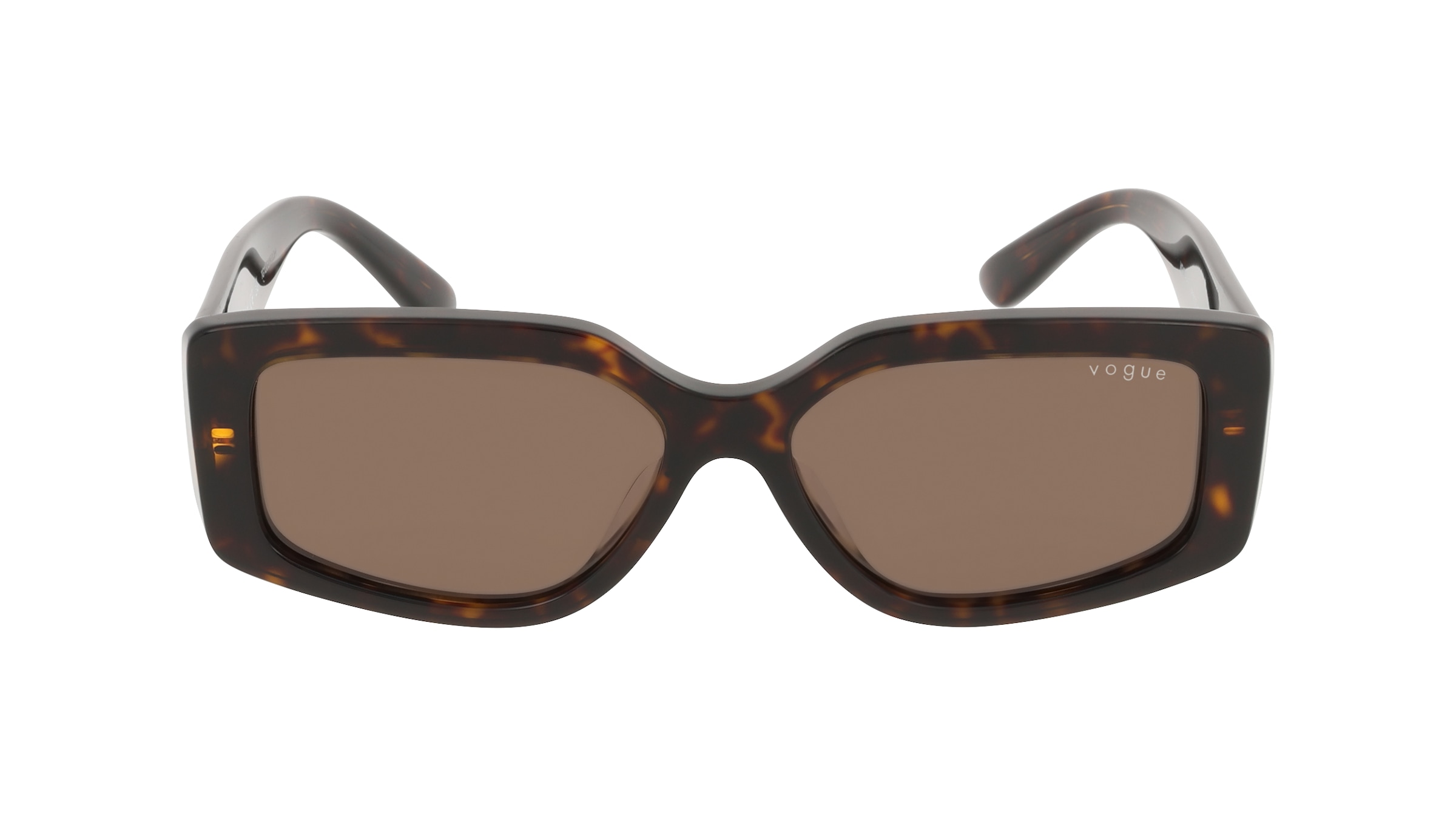 Vogue VO5642SU Damen-Sonnenbrille Vollrand Rechteckig Acetat-Gestell, Havanna