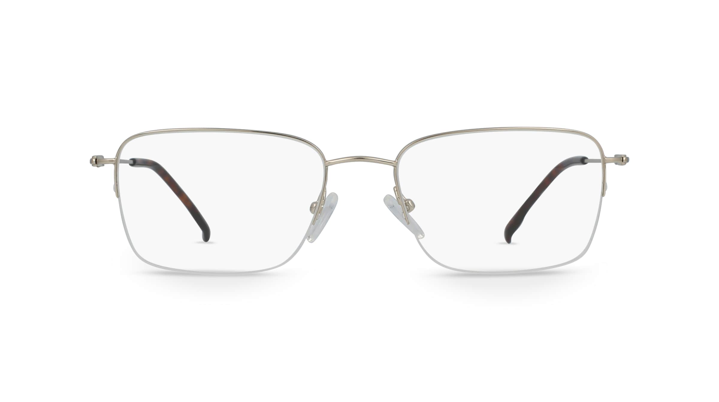 Fielmann BD 453 CL Herren-Brille inkl. Gläser Nylor Eckig Edelstahl-Gestell 55mm/18mm/145mm, gold