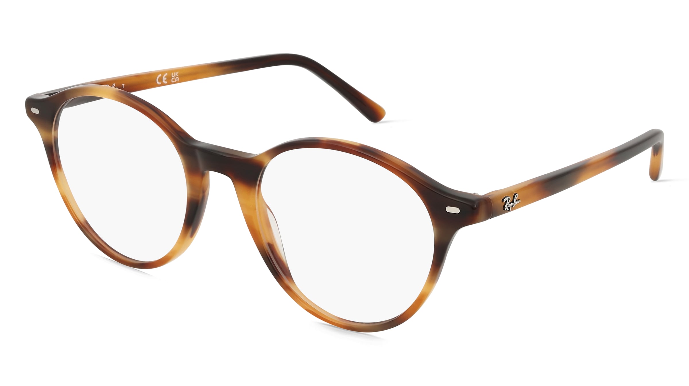 Ray-Ban 0RX5430 BERNARD Unisex-Brille inkl. Gläser Vollrand Panto Acetat-Gestell 51/21/145, Braun