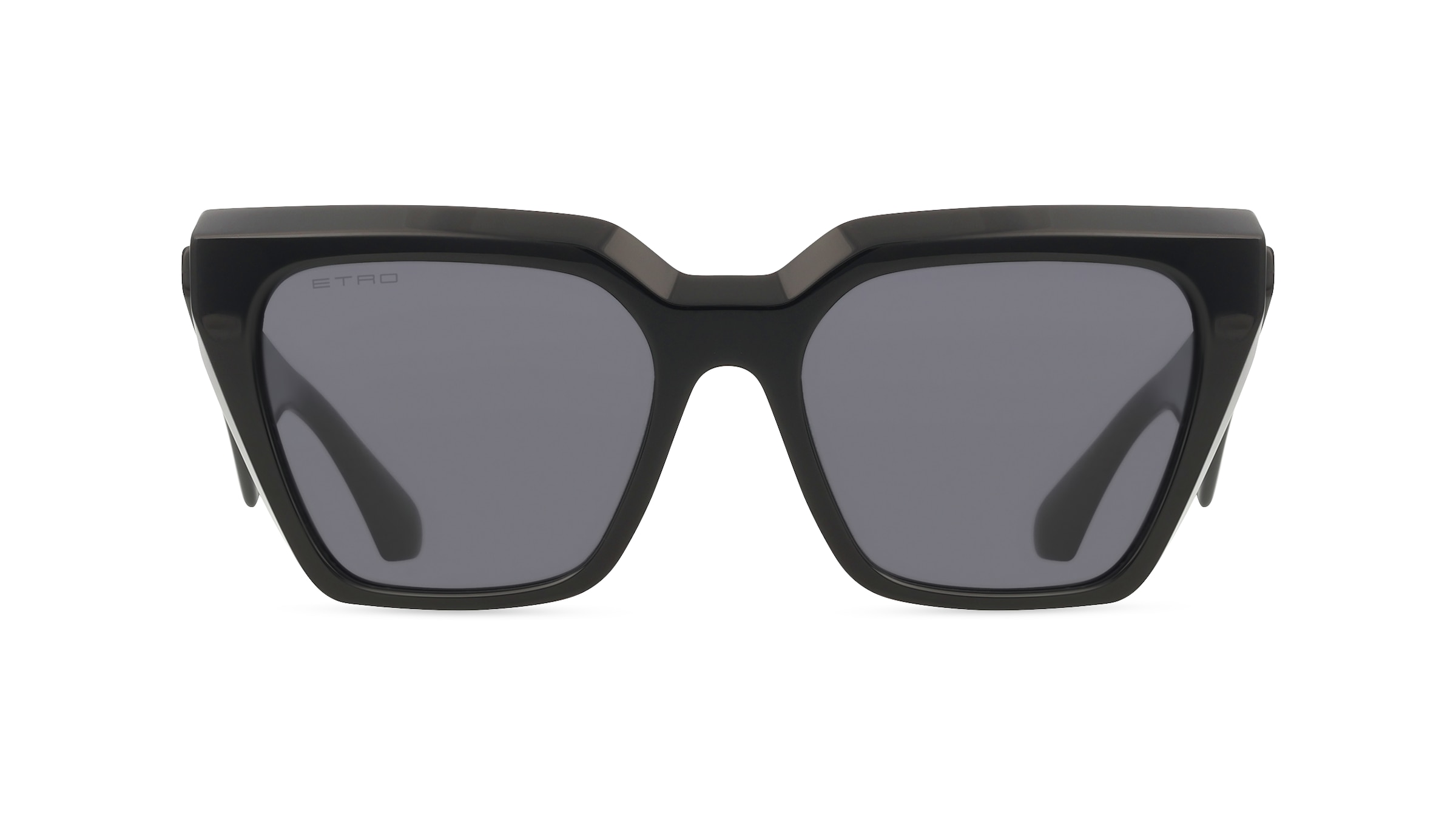Etro 0096/G/S Damen-Sonnenbrille Vollrand Eckig Acetat-Gestell, schwarz