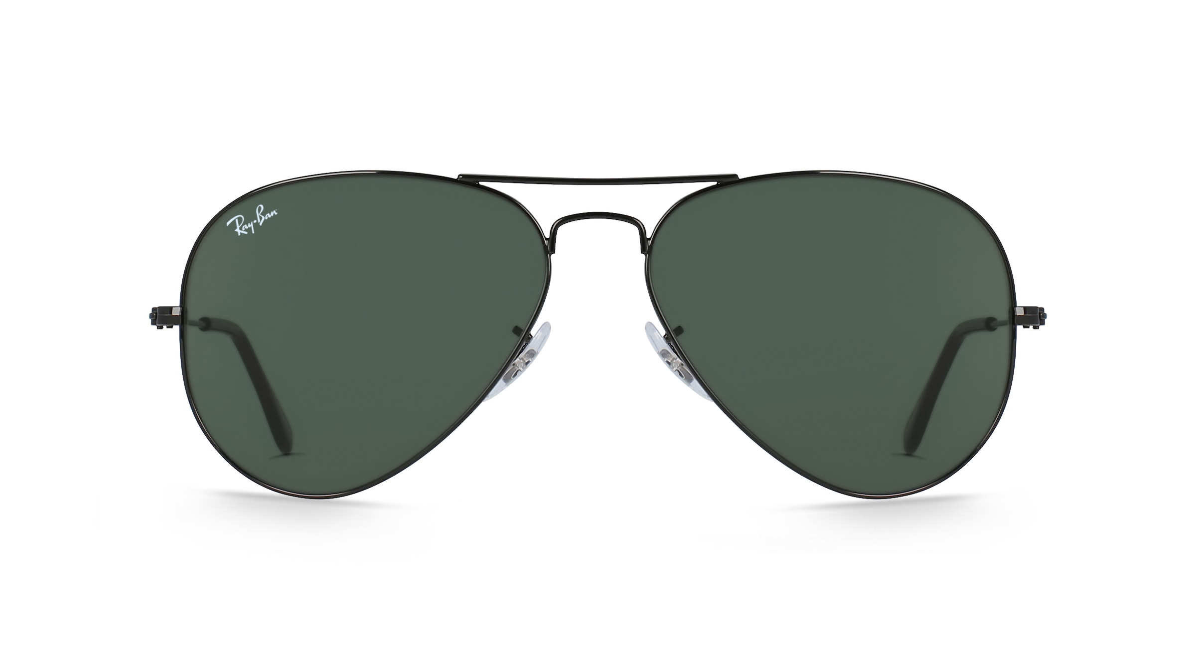 Ray-Ban RB 3025 AVIATOR Unisex-Sonnenbrille Vollrand Pilot Metall-Gestell, schwarz