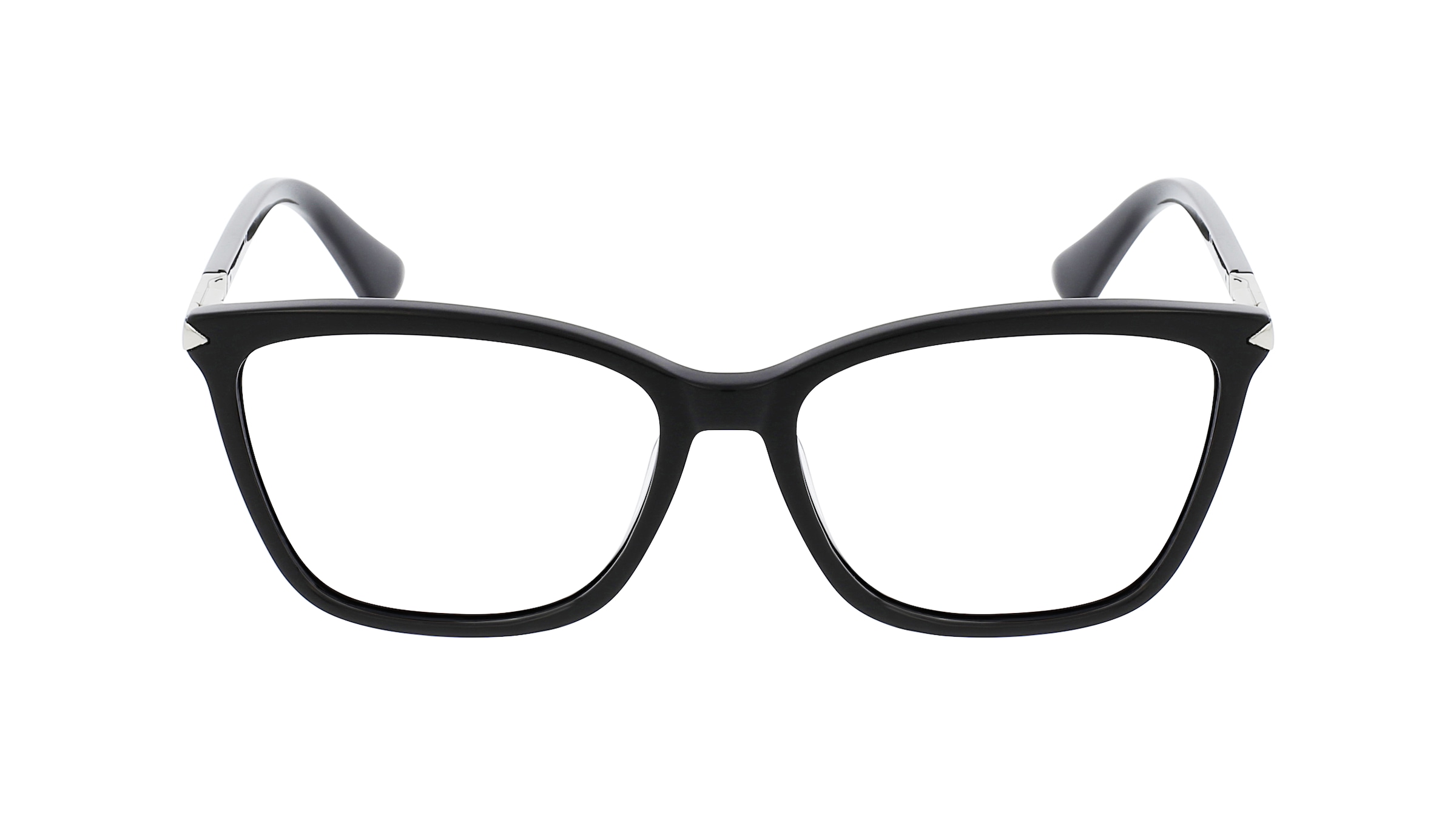 Guess GU2880 Unisex-Brille inkl. Gläser Vollrand Cateye Kunststoff-Gestell 54mm/15mm/140mm, schwarz