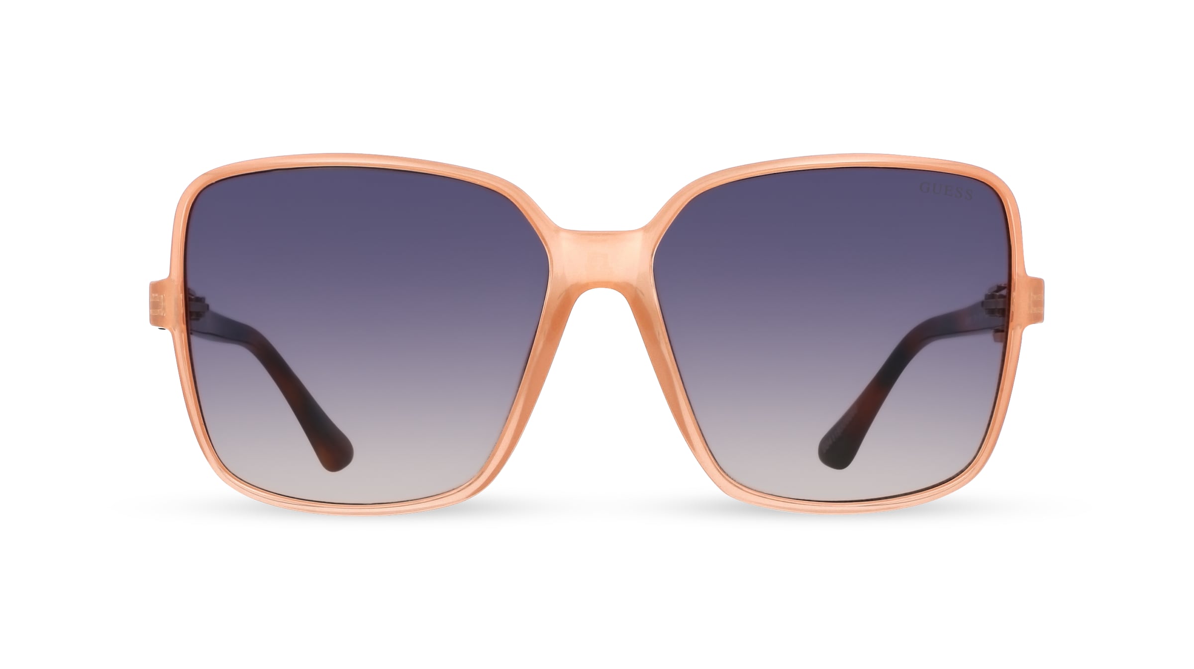 Guess GU7812 Damen-Sonnenbrille Vollrand Eckig Kunststoff-Gestell, orange