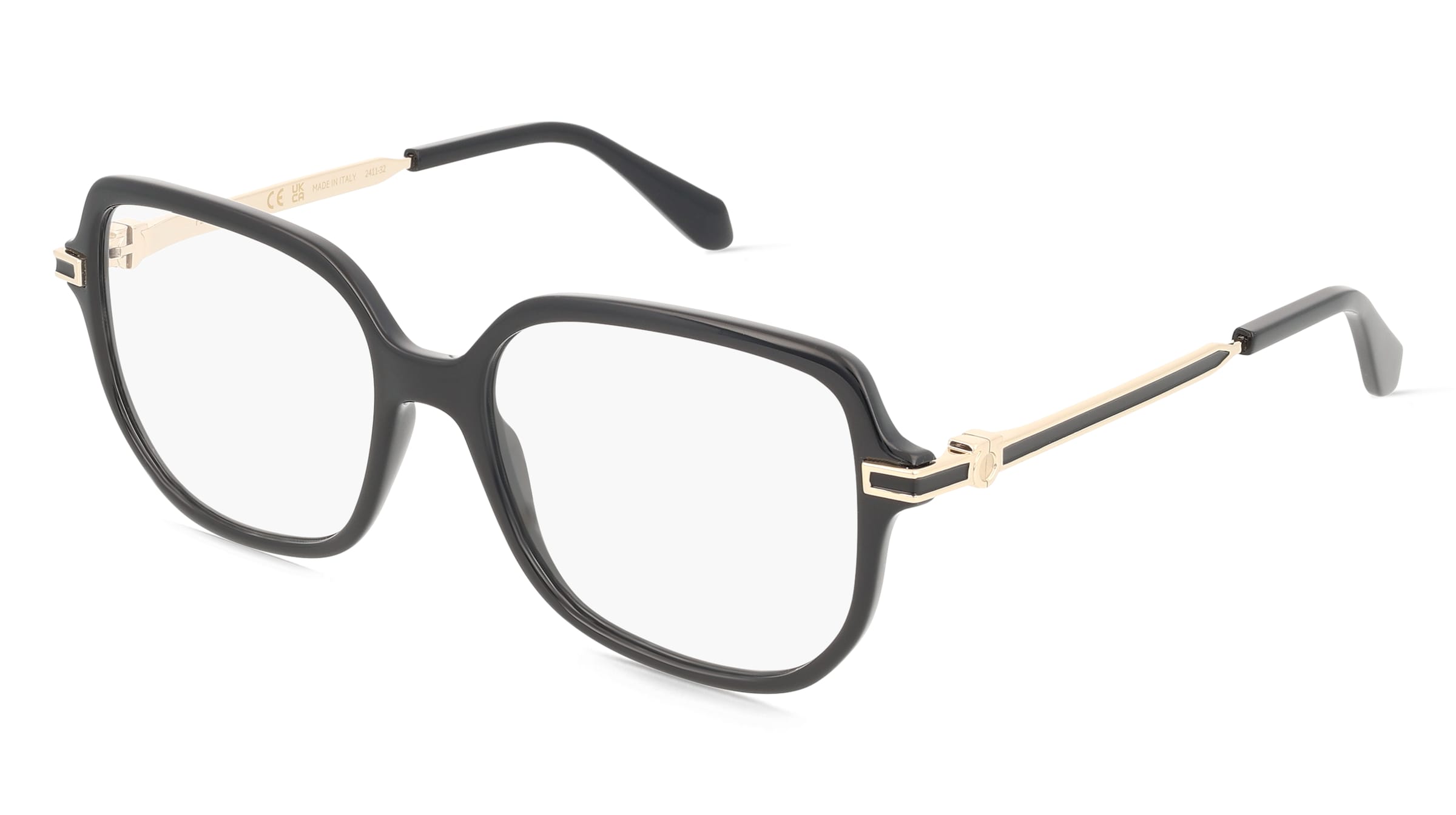 Ferragamo SF3012 Damen-Brille inkl. Gläser Vollrand Eckig Acetat-Gestell 53/16/140, Schwarz