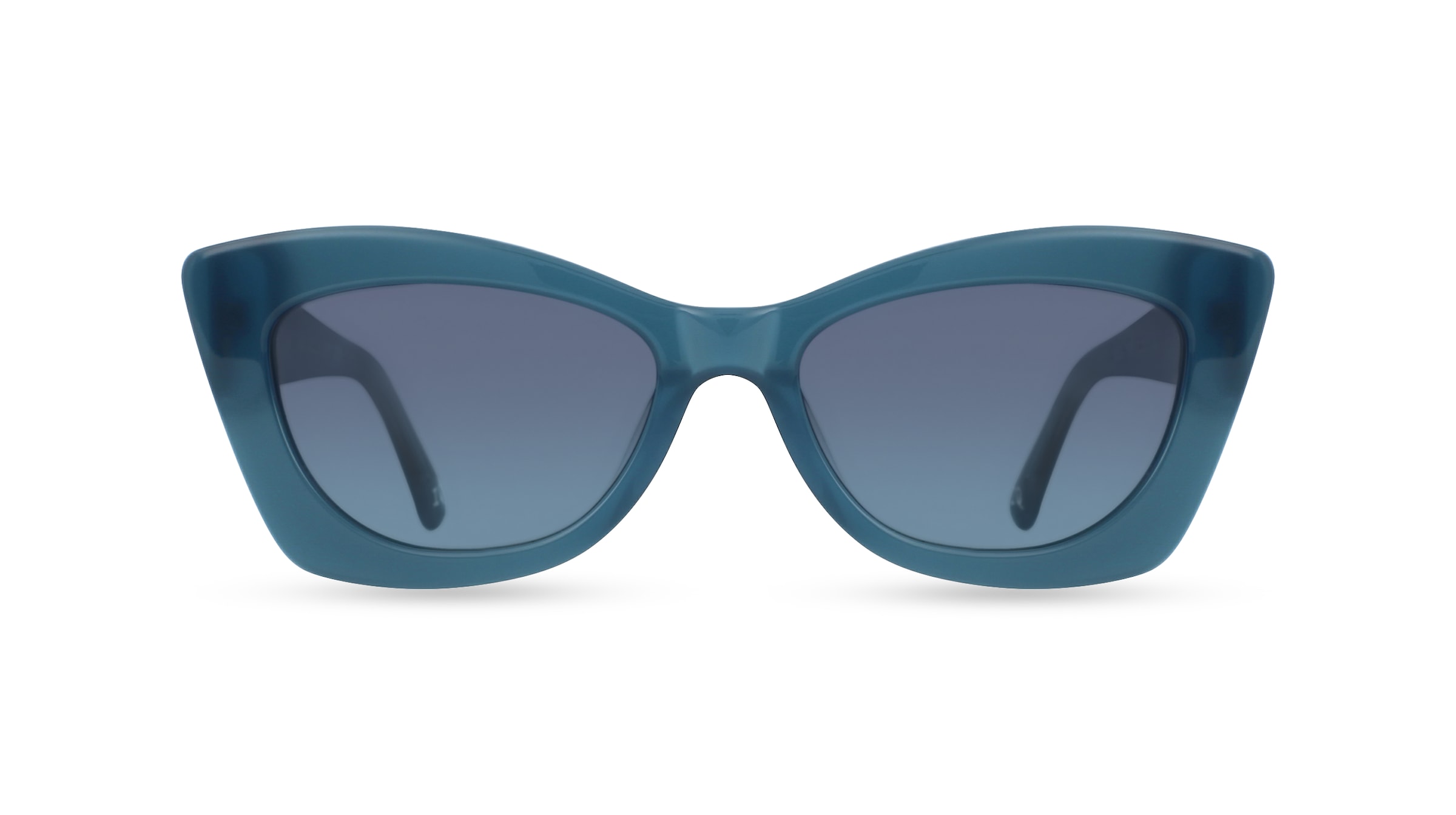 Botaniq -7006 Damen-Sonnenbrille Vollrand Butterfly Bio-Acetat-Gestell, blau