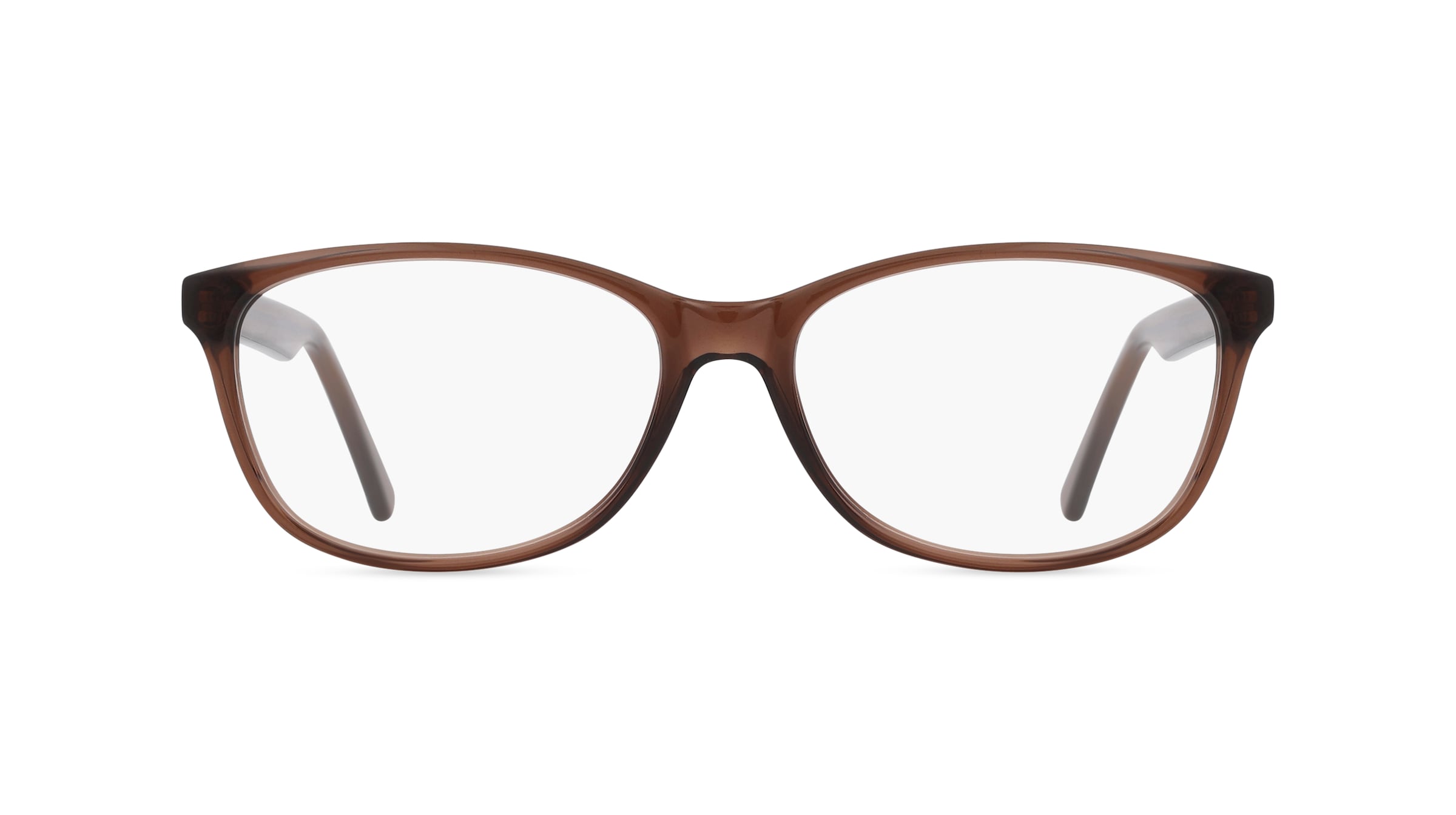 Fielmann JIL 026 CL Damen-Brille inkl. Gläser Vollrand Oval Acetat-Gestell 55mm/16mm/140mm, Braun