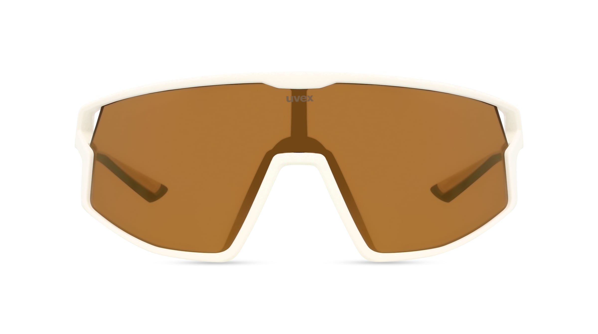 Uvex Sports S533089 skyryse Unisex-Sonnenbrille Vollrand Monoscheibe Kunststoff-Gestell, weiß